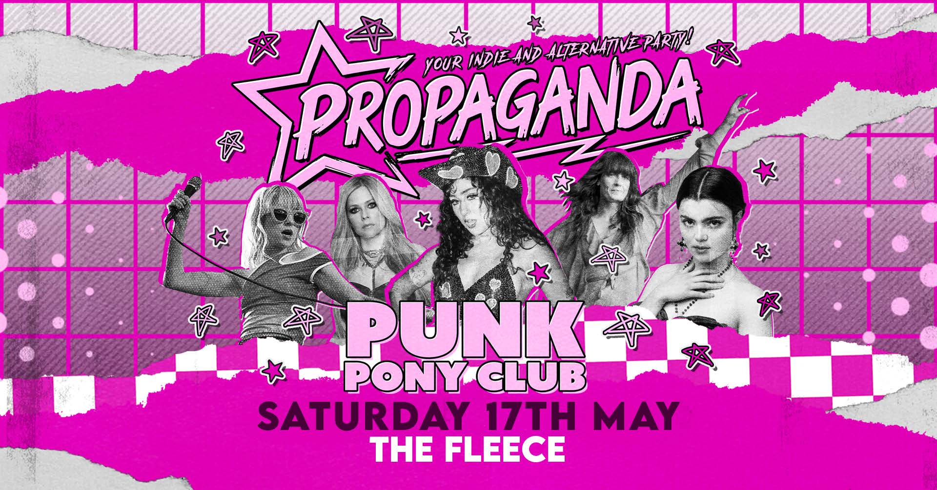 TONIGHT – Propaganda Bristol – Punk Pony Club!