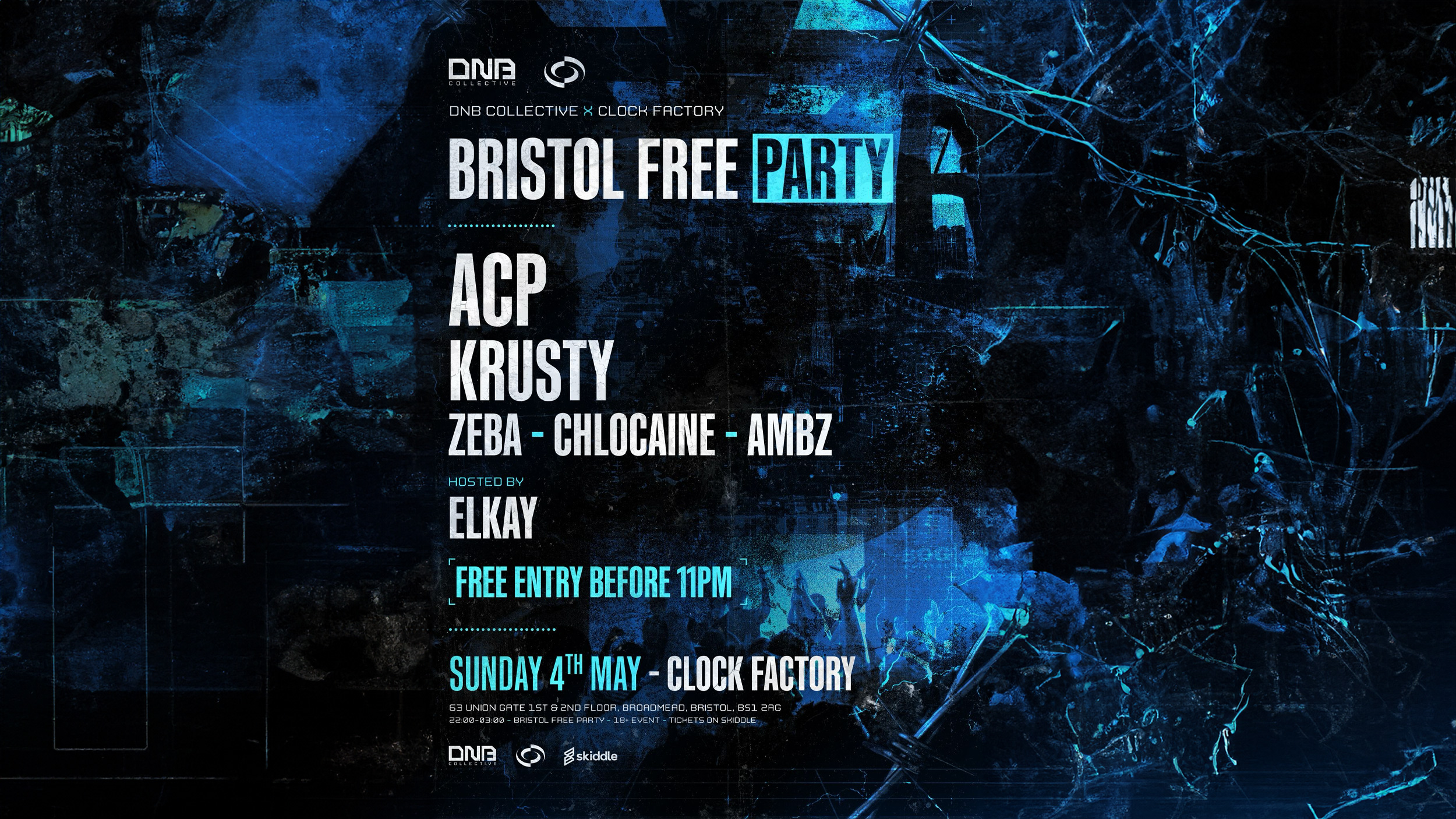 DNB Collective: Bristol Bank Holiday FREE RAVE
