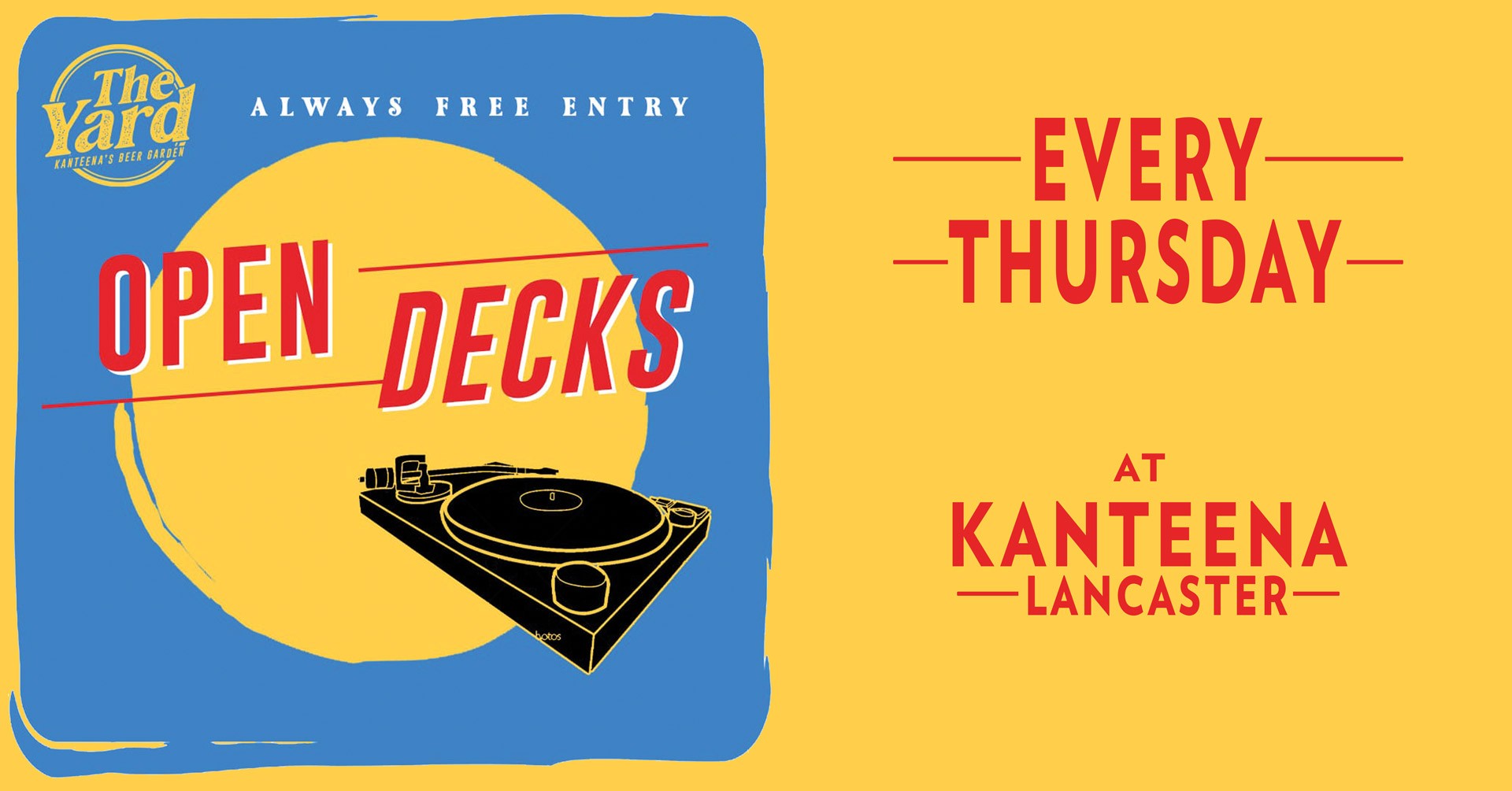 Open Decks Every Thursday ‼️