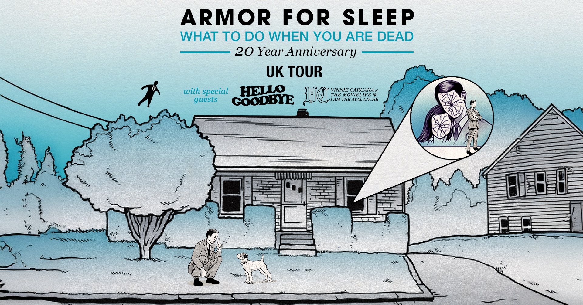 Armor For Sleep with HelloGoodbye & Vinnie Caruana (The Movielife/IATA)