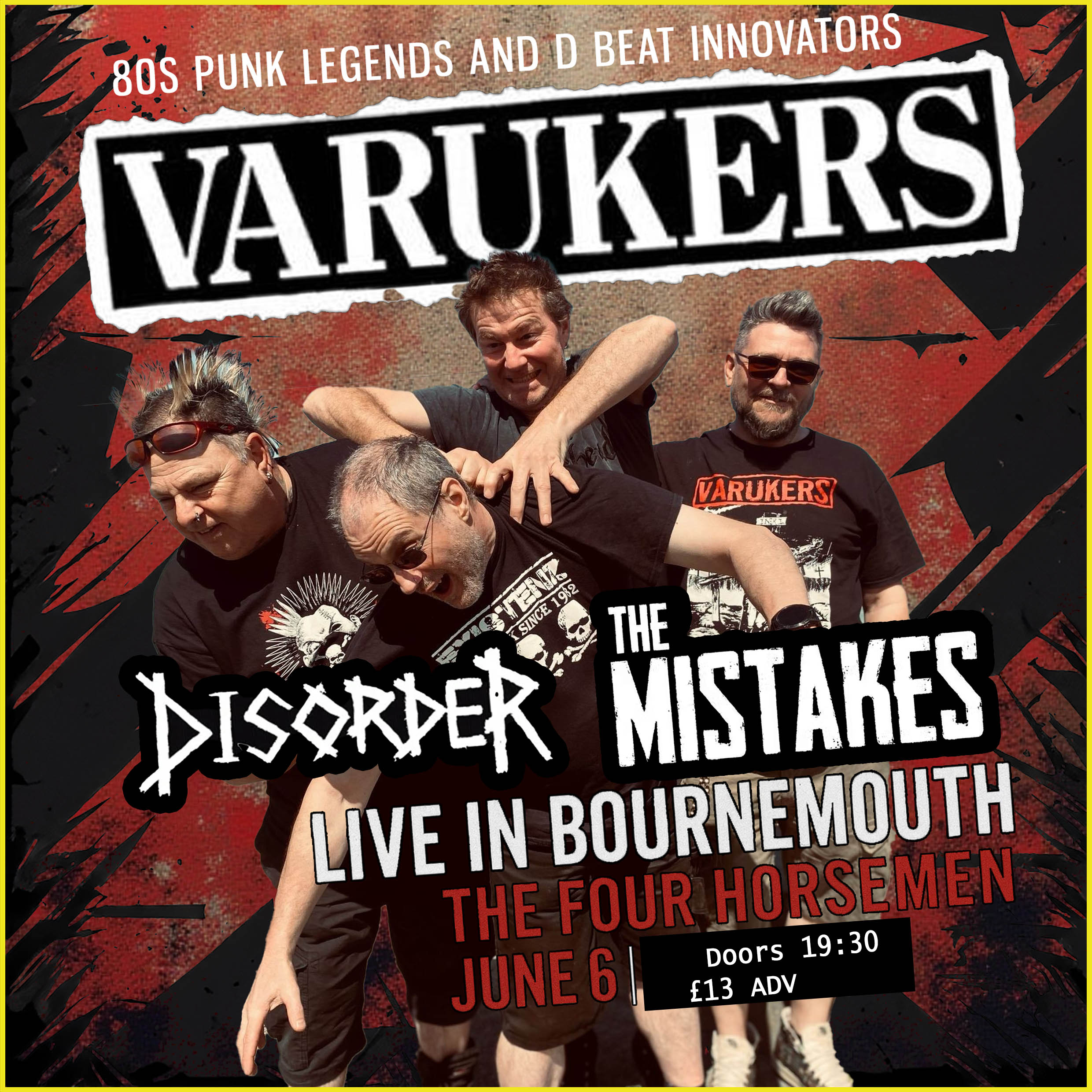 The Varukers / Disorder / The Mistakes