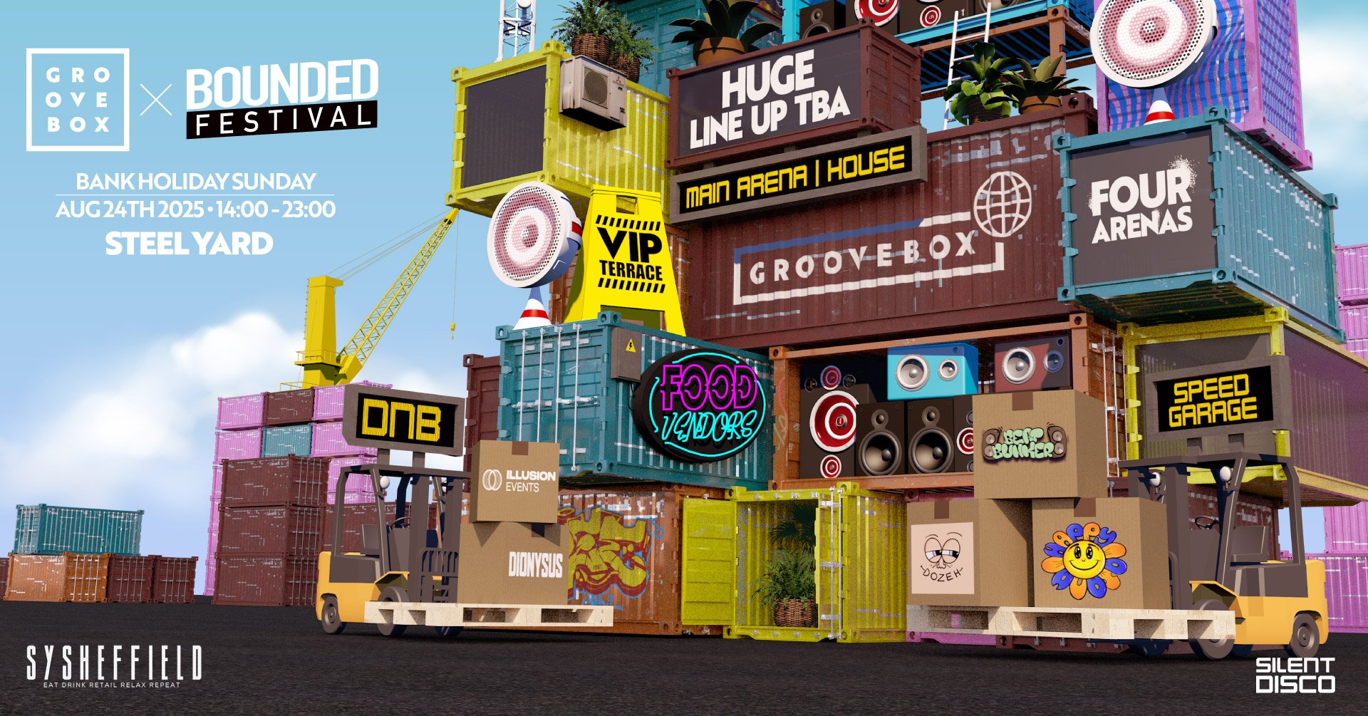 ROSSI, L.P. RHYTHM + MORE | Groovebox X Bounded Festival | Steelyard Sheffield