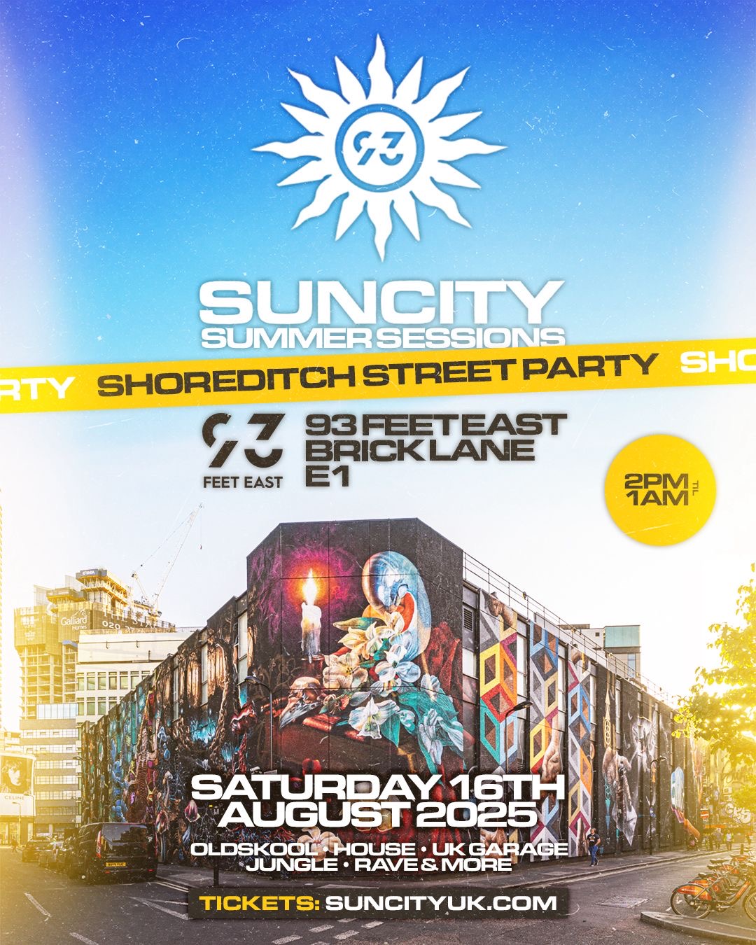SUN CITY STREET PARTY  | SHOREDITCH