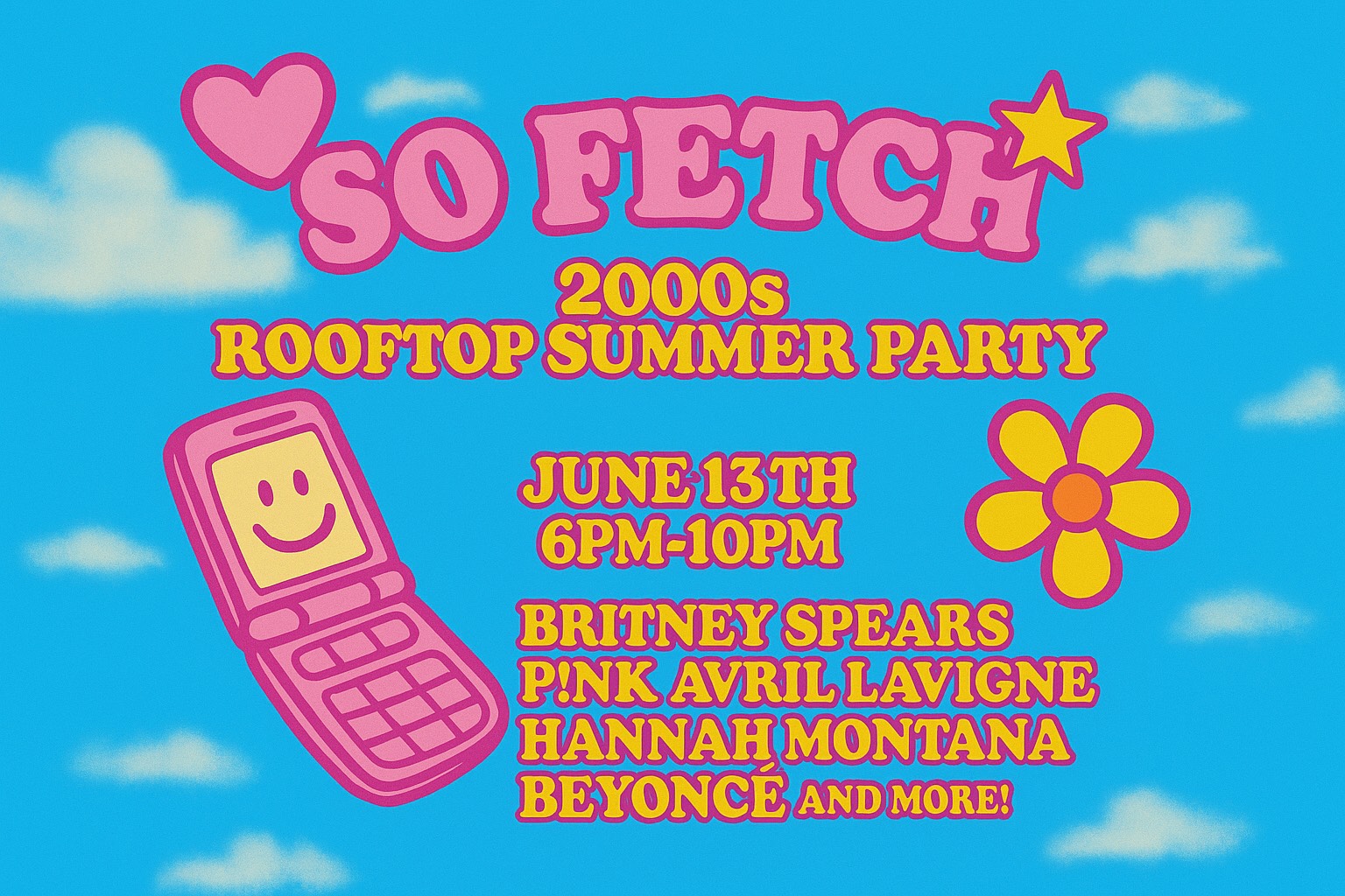 So Fetch – 2000s Rooftop Summer Party (Plymouth)