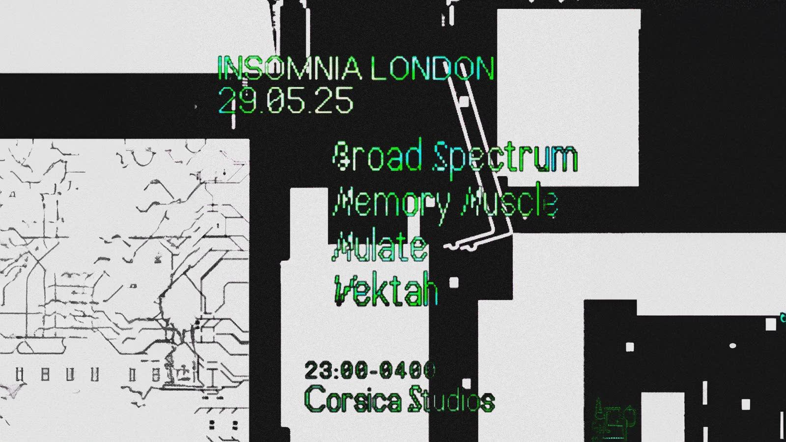 Insomnia London – House x DnB x Techno – Thursday’s at Corsica Studios