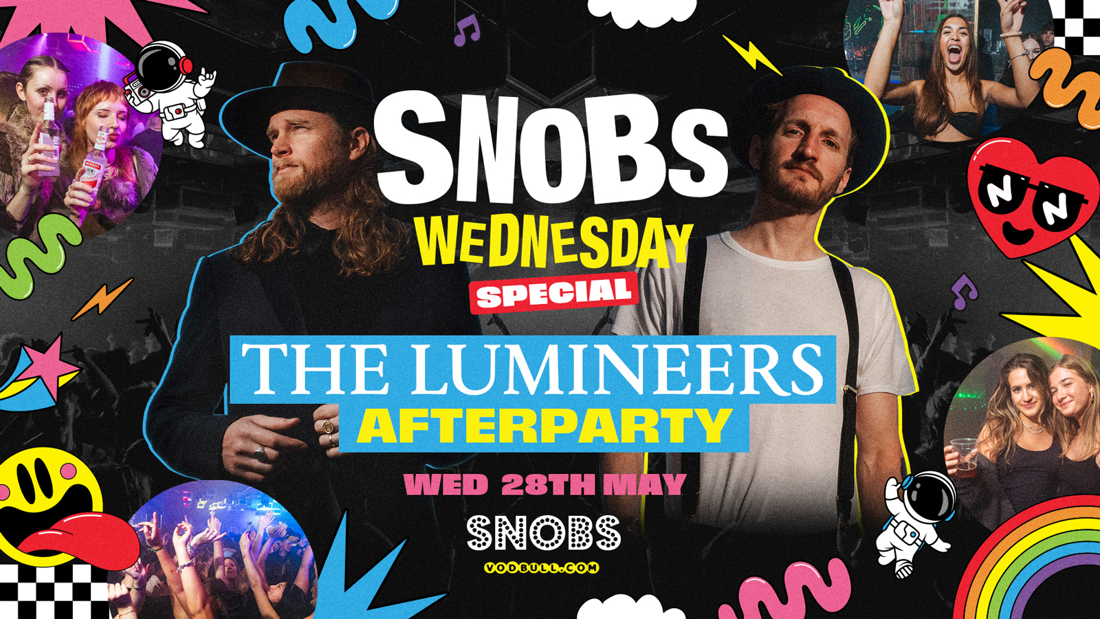 🎶 Snobs Wednesday [TONIGHT] LUMINEERS SPECIAL 🎶 28/05
