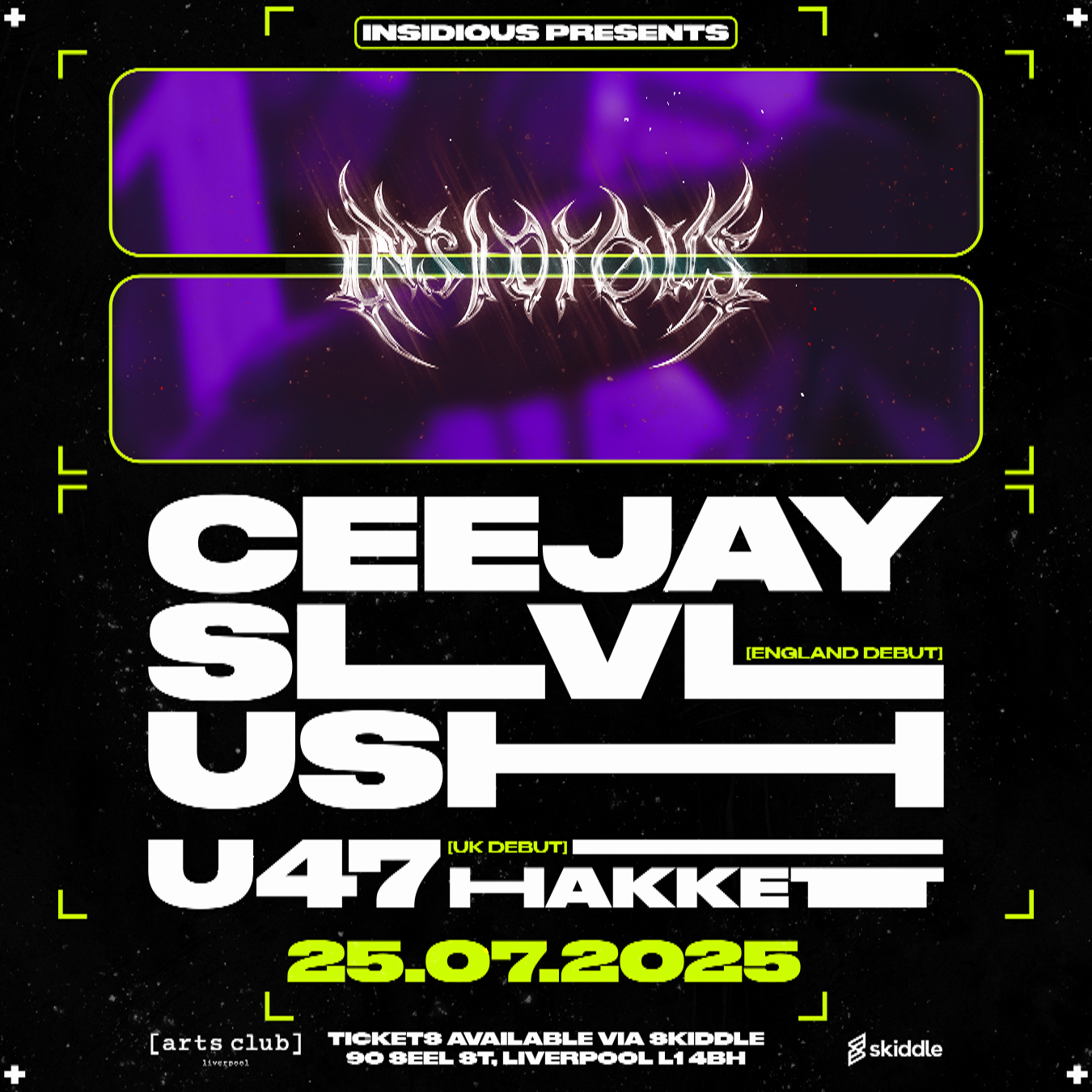 Insidiøus Presents ~ CEEJAY, SLVL, USH, U47