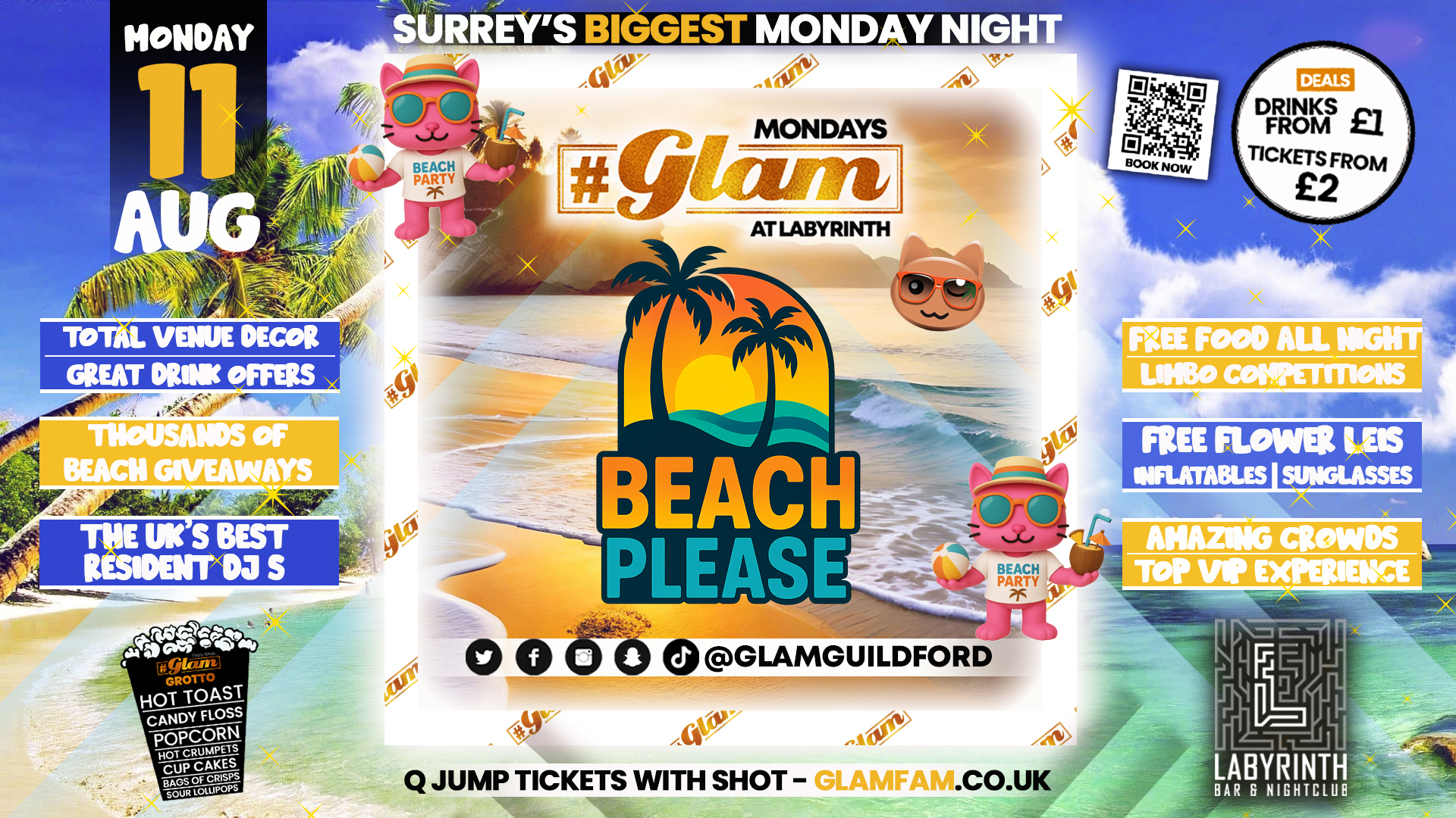 Glam 🏖️😎 BEACH PLEASE! ☀️🩴  | Surrey’s Biggest Monday Night! 🤩