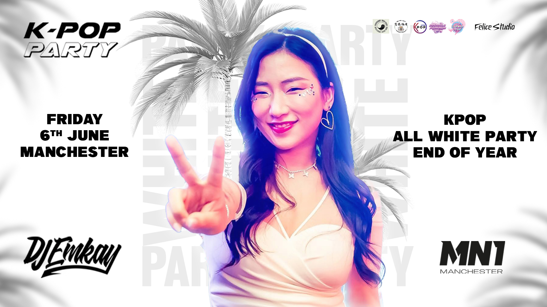 Manchester KPOP ALL WHITE PARTY – End of Year with DJ EMKAY | FRIDAY 6TH JUNE