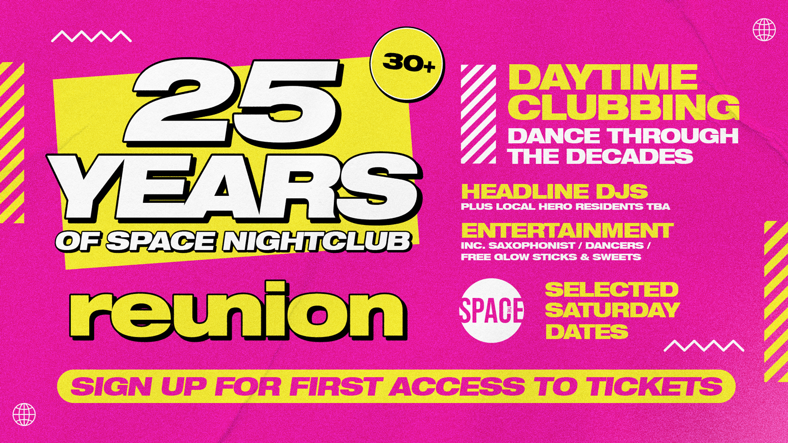 Nostalgia Day Party at Space Nightclub LEEDS – Pre Sale Sign Ups