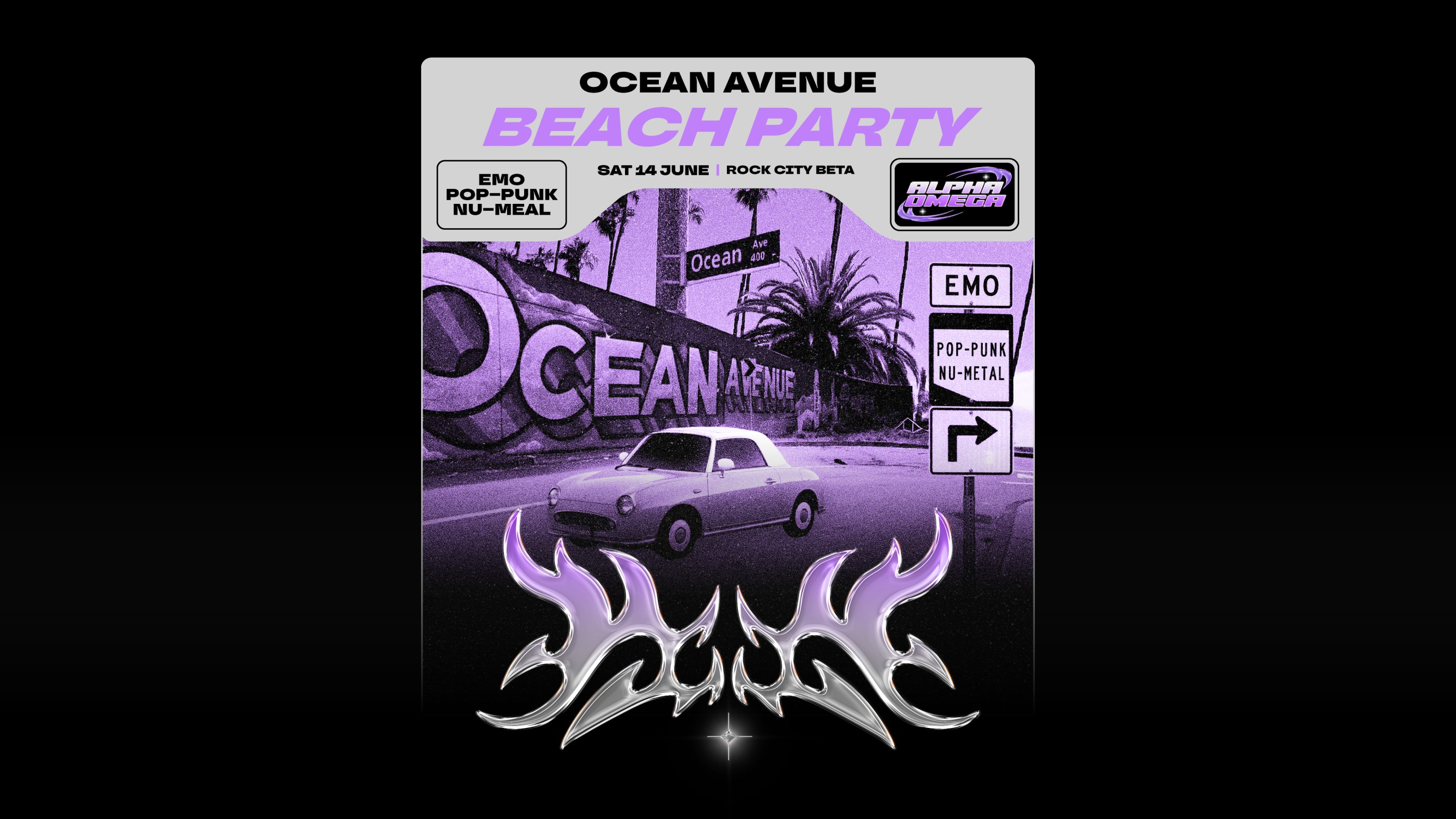 Alpha Omega – Ocean Avenue Beach Party! – Nottingham’s Best Alternative Club Night (POP PUNK | EMO | METAL) – 21/06/25