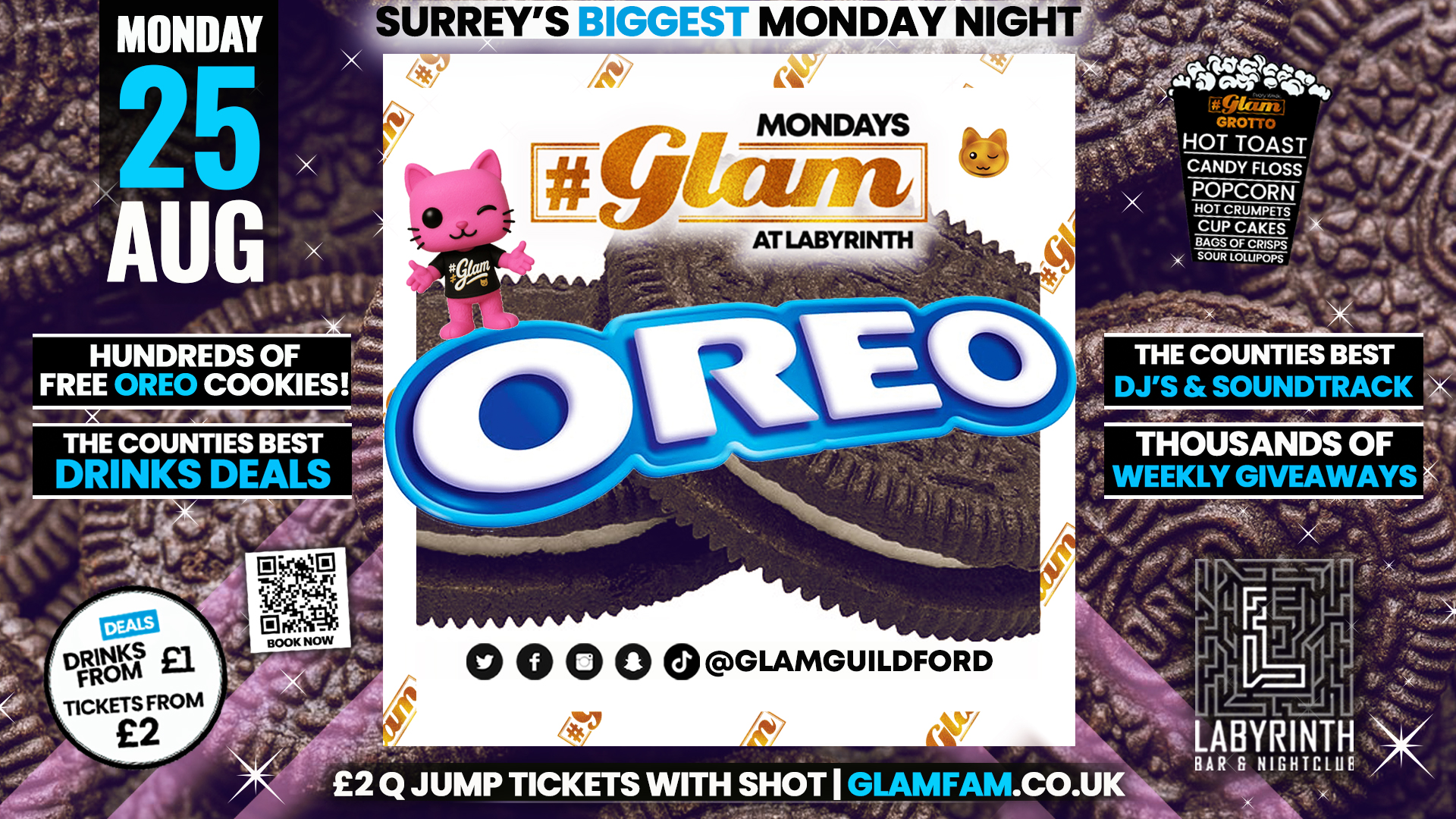 Glam 🍪 OREO PARTY! 🍪 | Surrey’s Biggest Monday Night! 🤩
