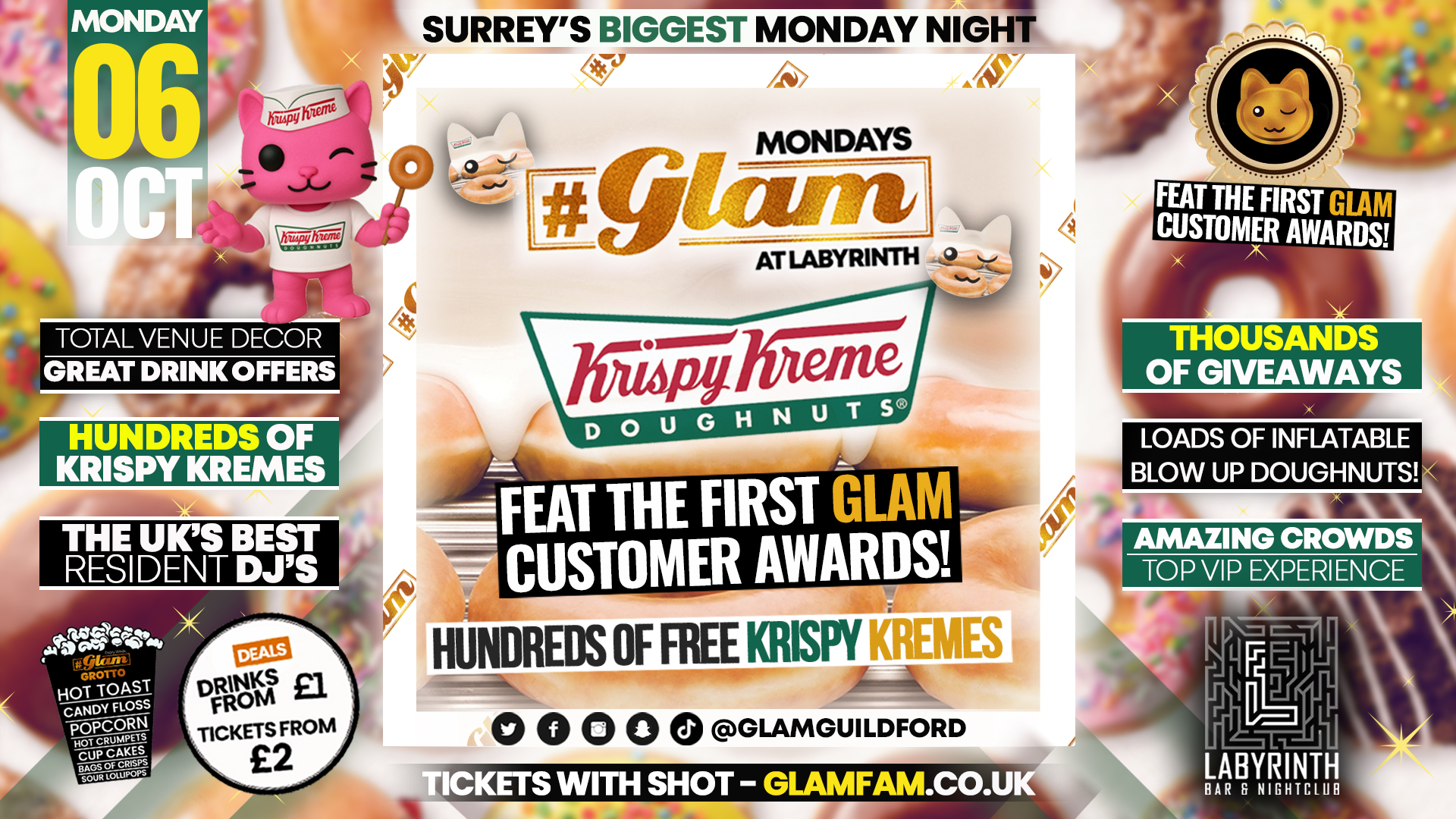 Glam 🍩KRISPY KREME x GLAM AWARDS🏆 | Surrey’s Biggest Monday Night! 🤩