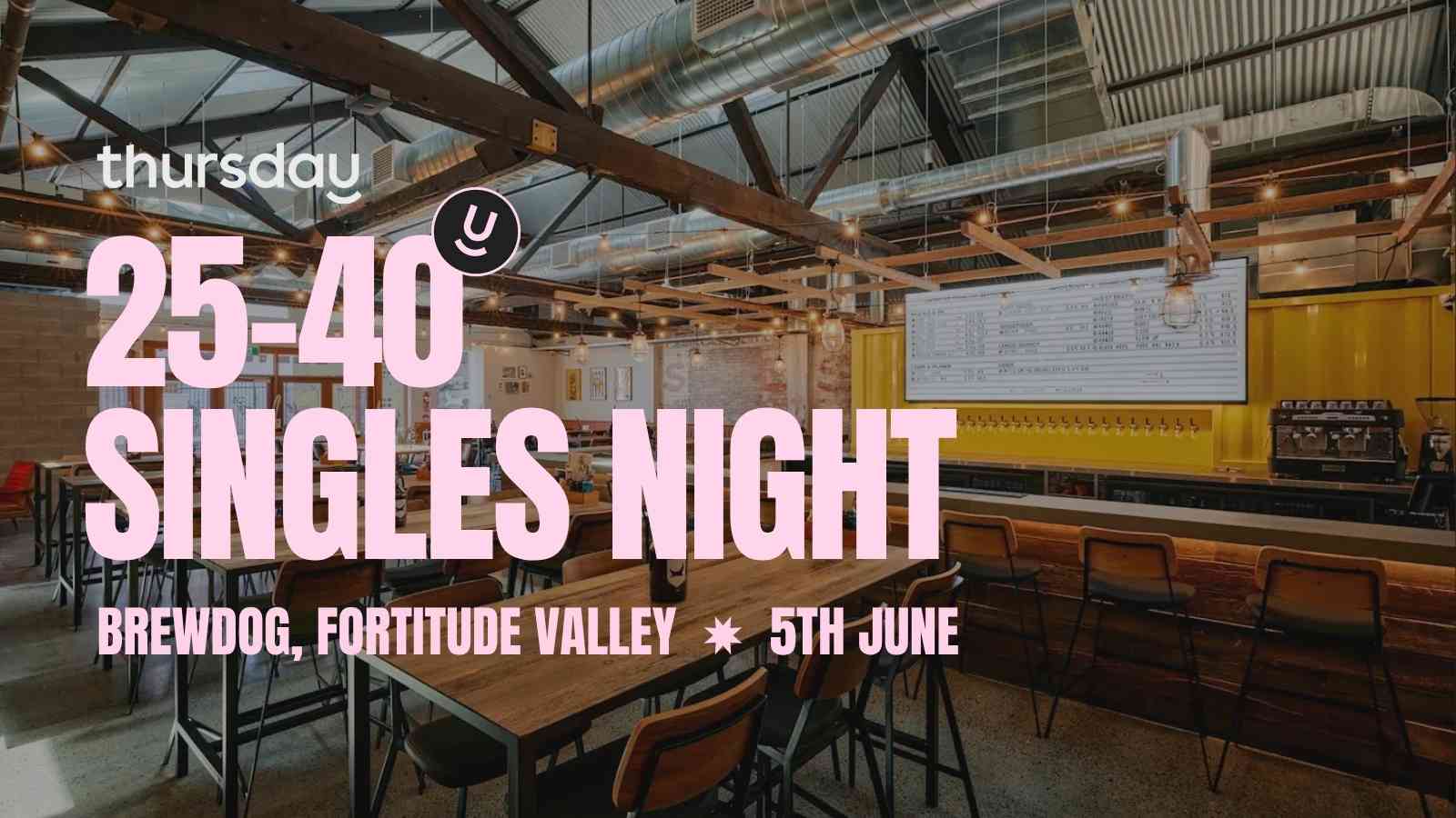 Thursday | Brewdog (25-40) | Fortitude Valley