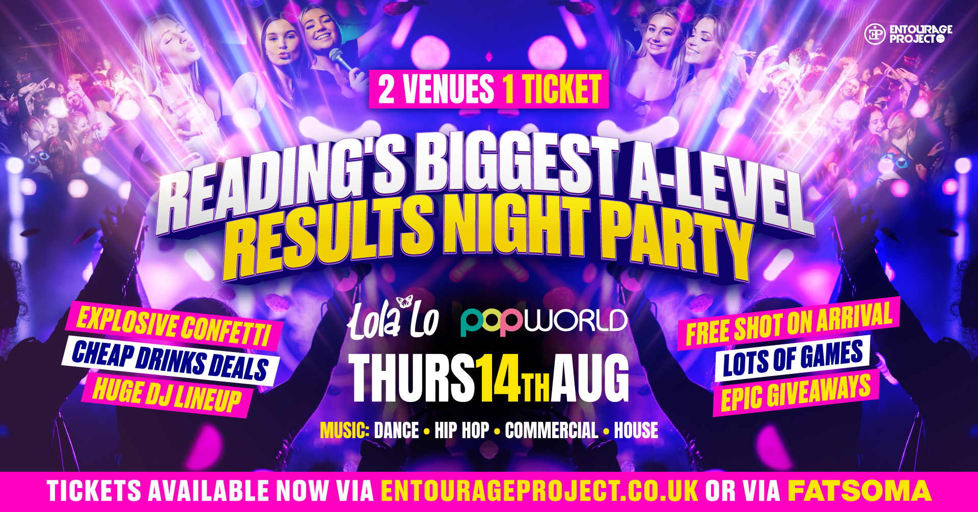 READING – A LEVELS RESULTS PARTY🤘