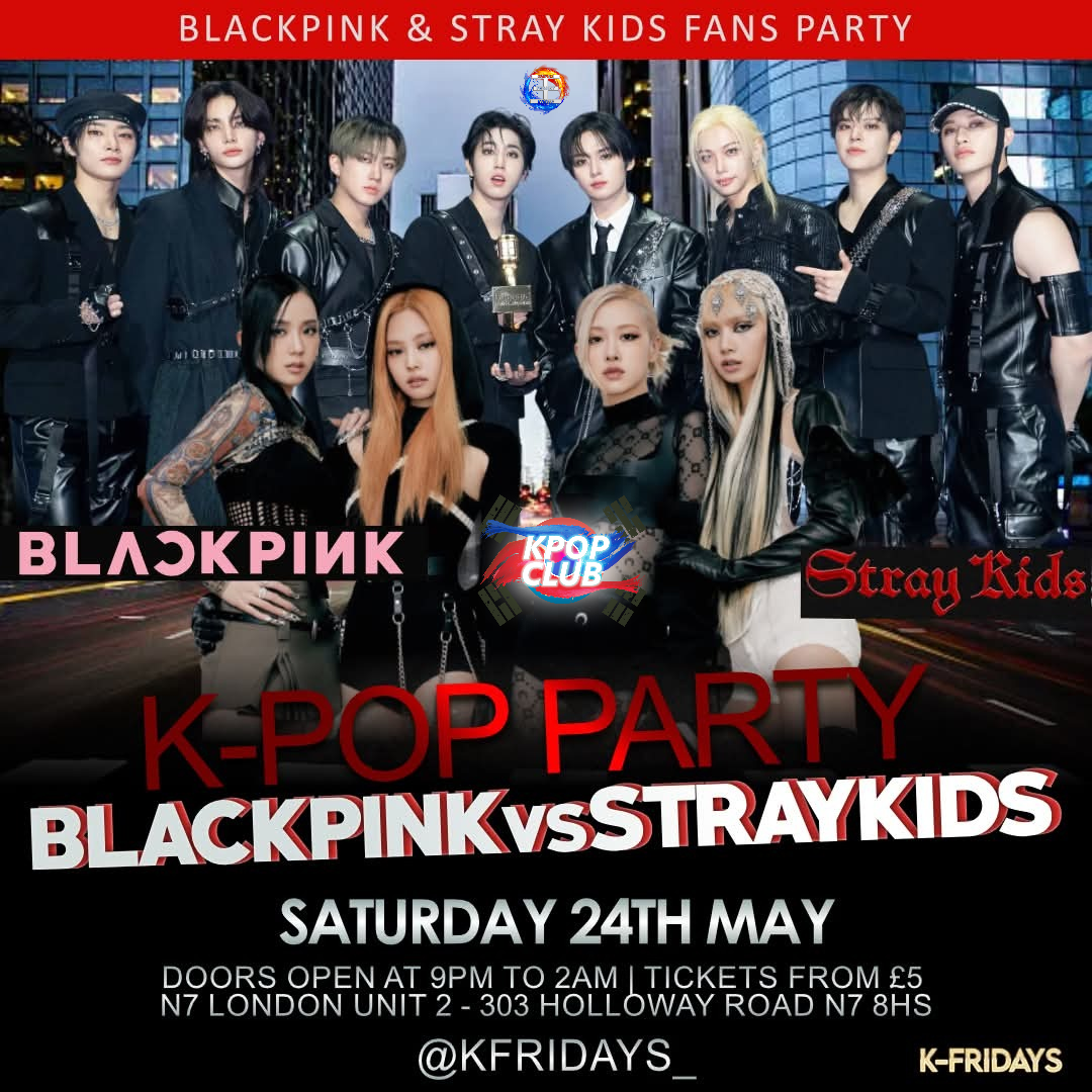 LONDON Stray Kids VS Blackpink KPop Club | KPop KHipHop EDM