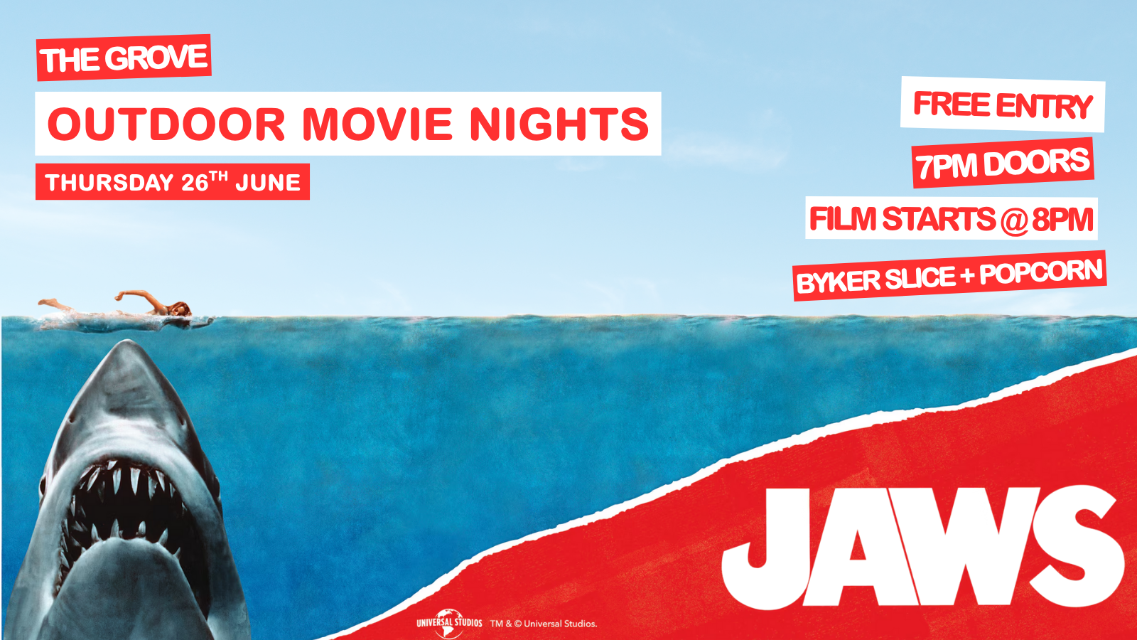 Outdoor Film Nights: JAWS