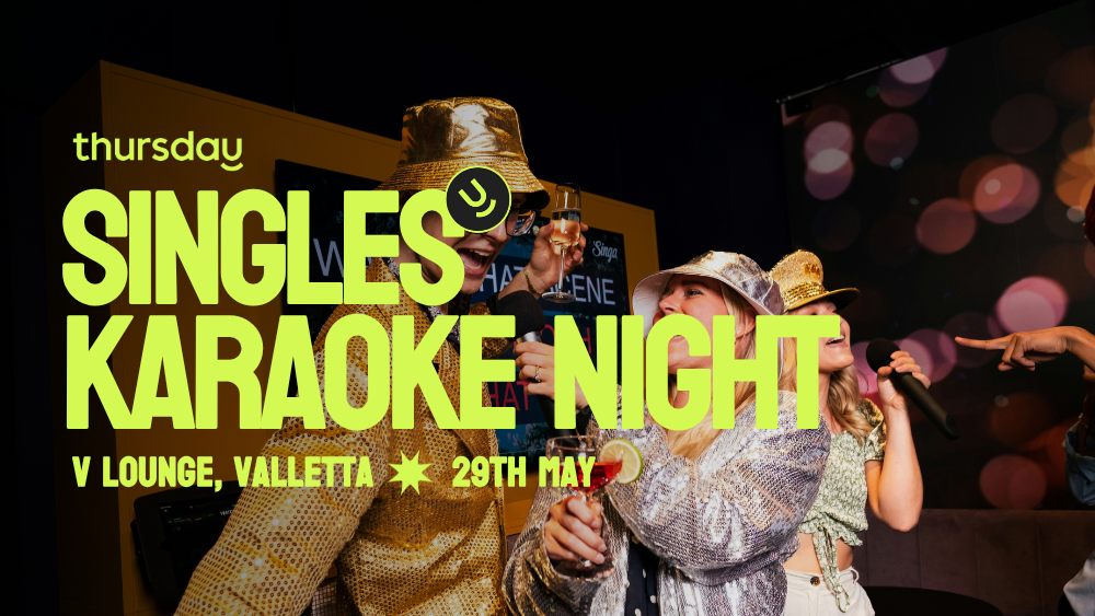 Thursday | V Lounge | Valletta | Age range: under 40 y.o.