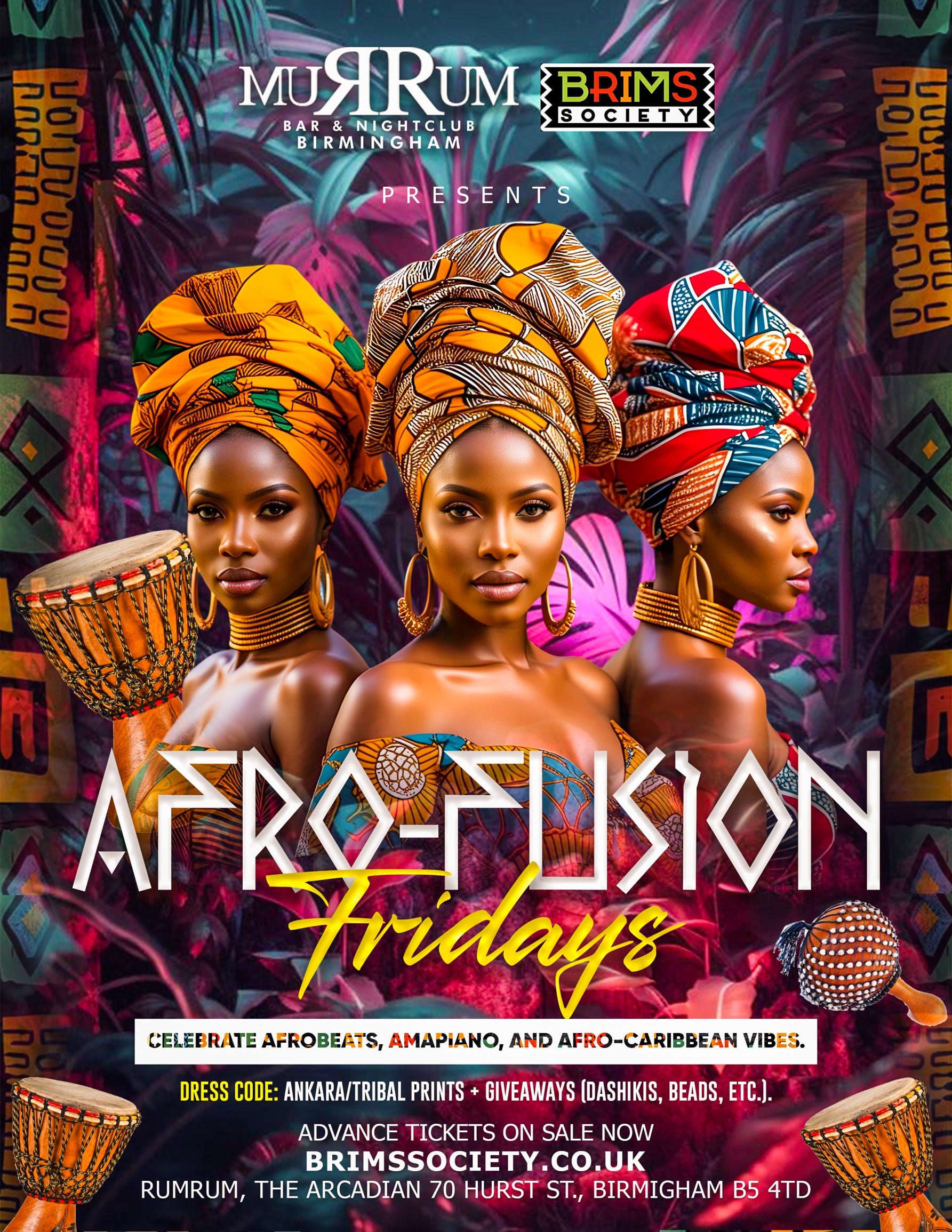 AFRO-FUSION BANK HOLIDAY SPECIAL EDT 6 | 1 SHOT ON ENTRY