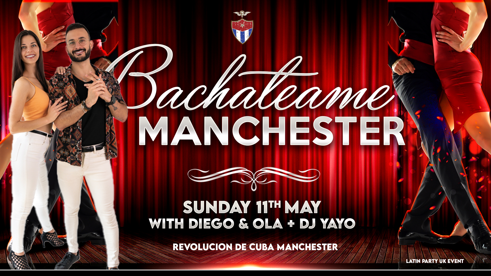 Bachateame Manchester – Sunday 11th May | Revolution de Cuba