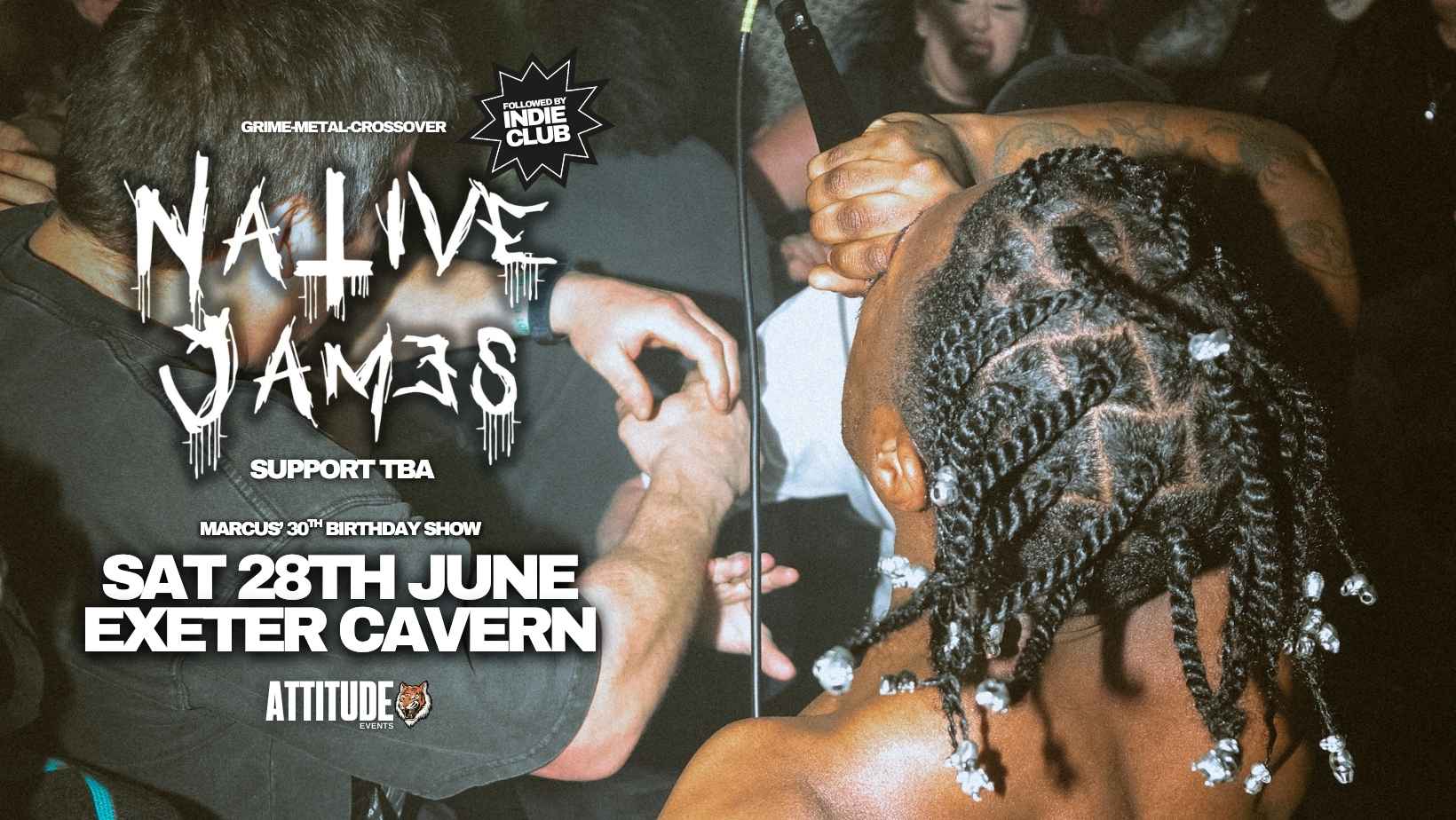 Native James ✘ Support @ Cavern, Exeter