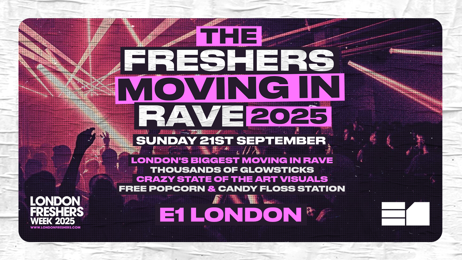The Official London Freshers 2025 Moving In Rave | London’s BIGGEST Welcome Rave 😲 – London Freshers Week 2025