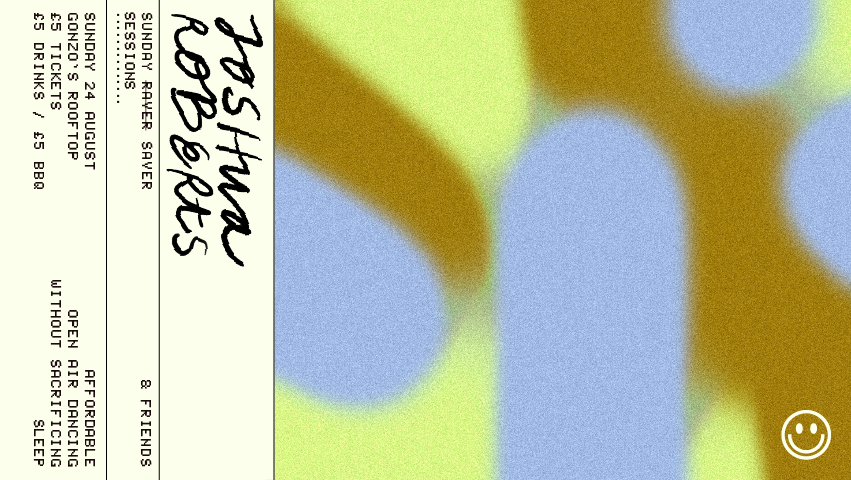 Sunday Saver Sessions – Joshua Roberts & Friends – Rooftop