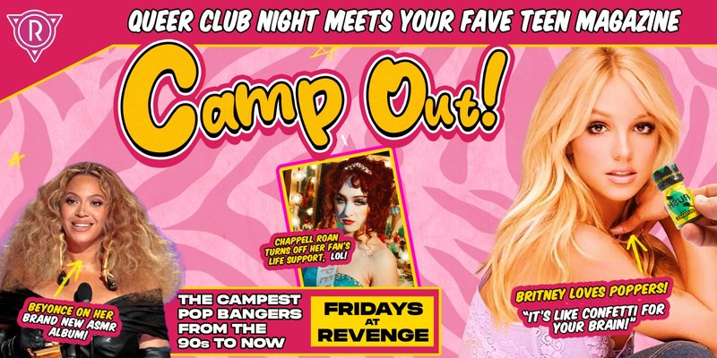 Camp Out! Fridays @ Revenge