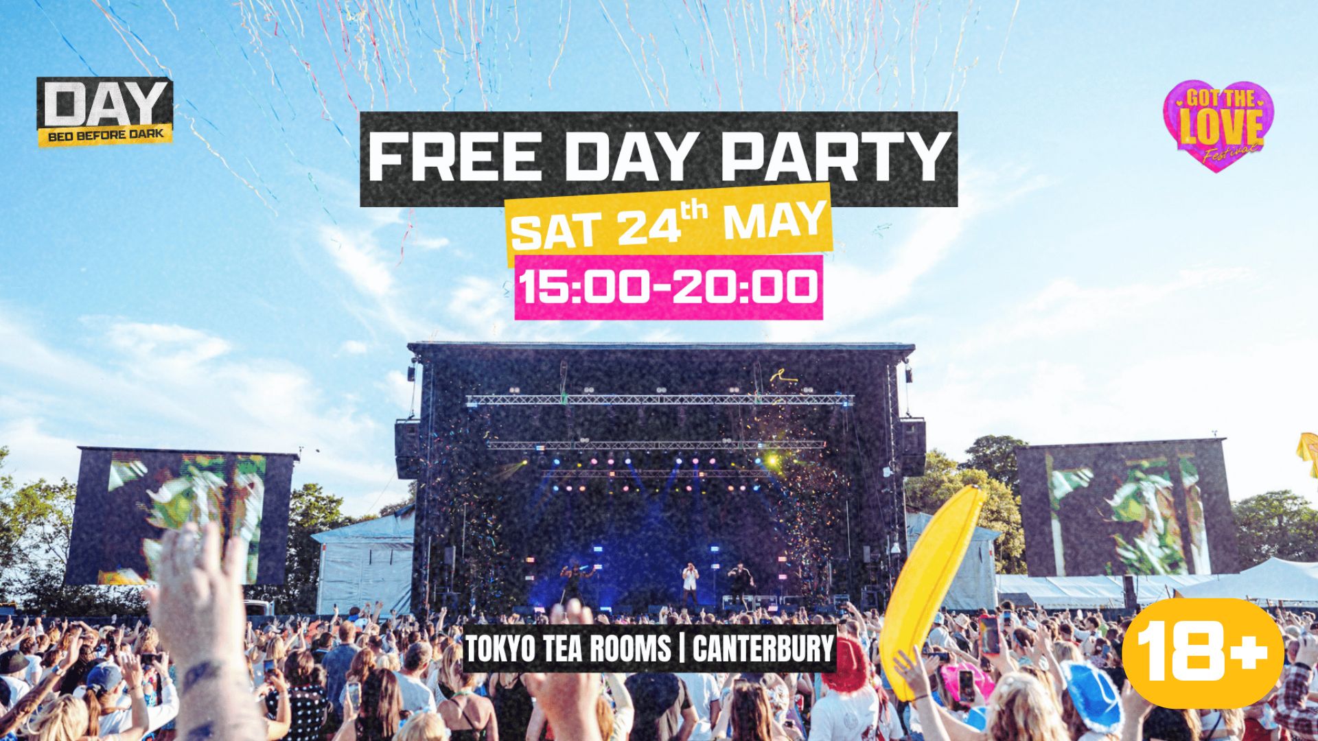 FREE DAY PARTY | 80s, 90s & 00s | Canterbury 18+