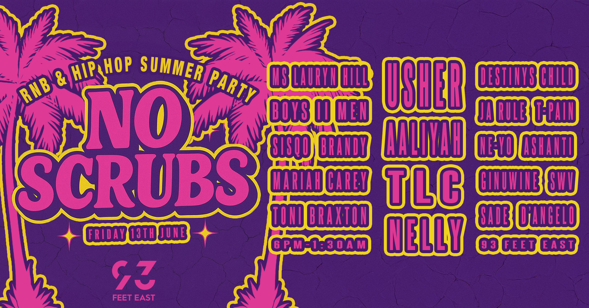 No Scrubs: 90s & 00s R&B Summer Terrace Party (London)