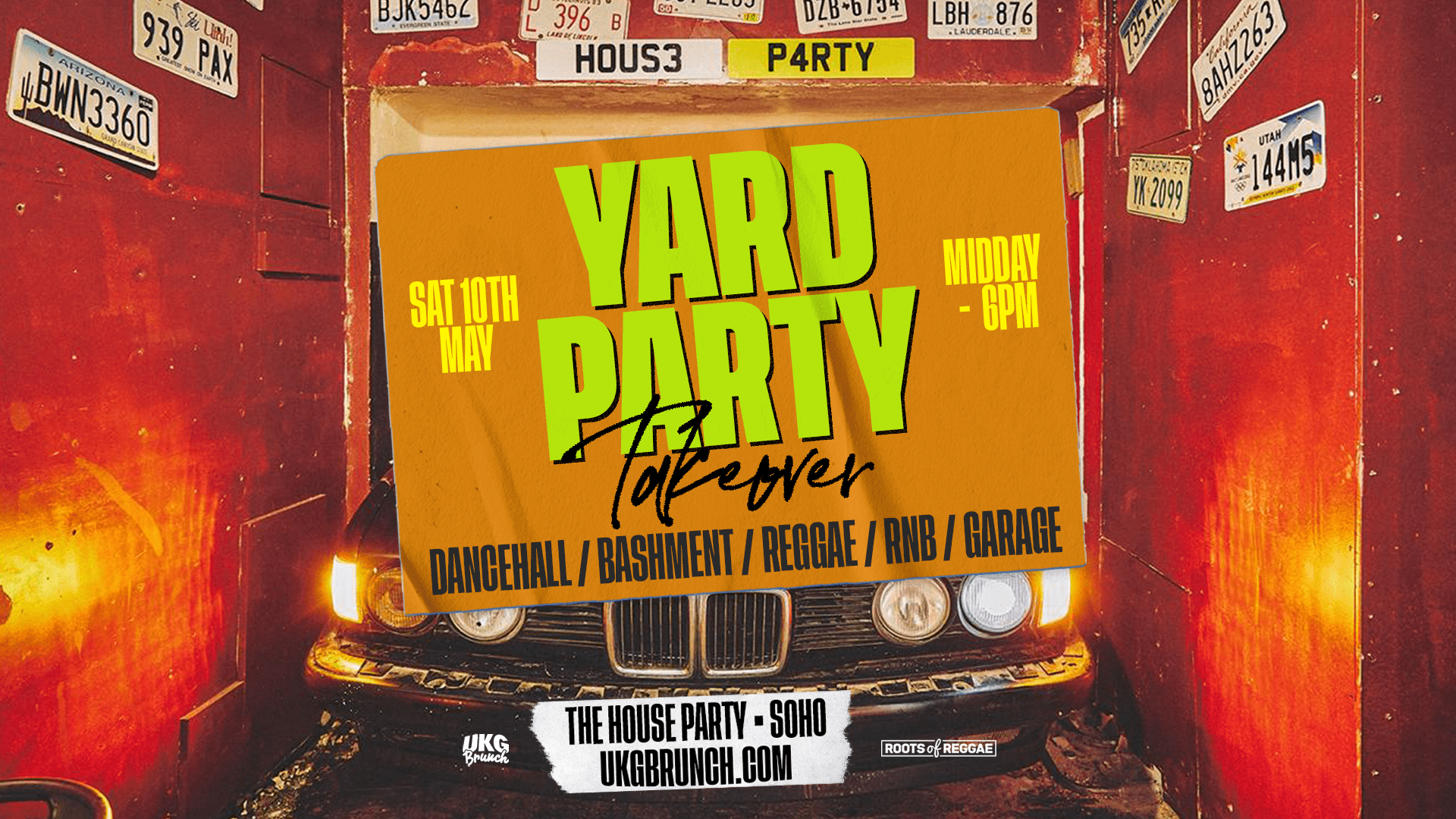 Yard Party Takeover @ House Party – Bottomless Cocktails 🔥