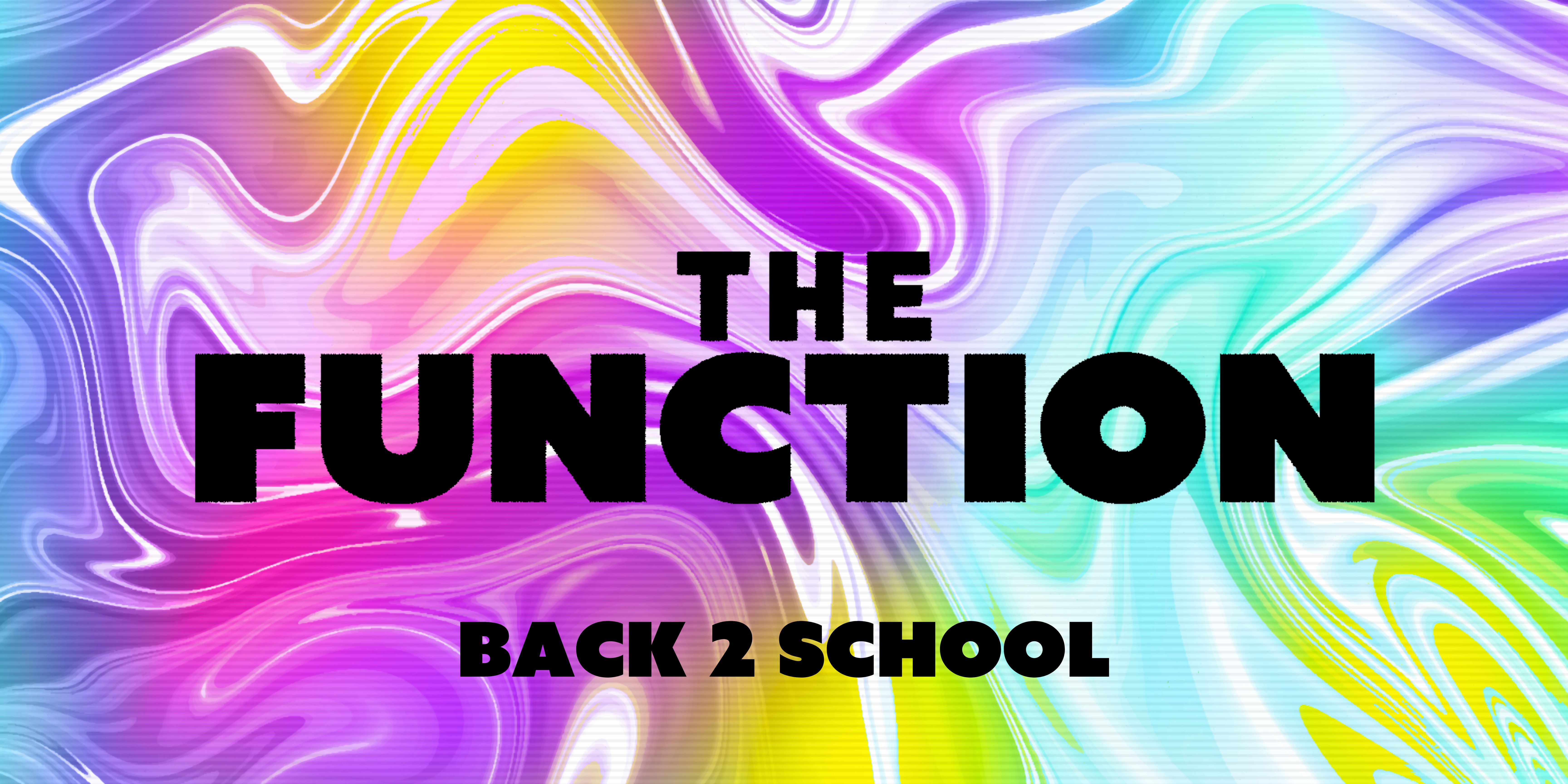 📖  Back 2 School 📖  – The Function – Canterbury