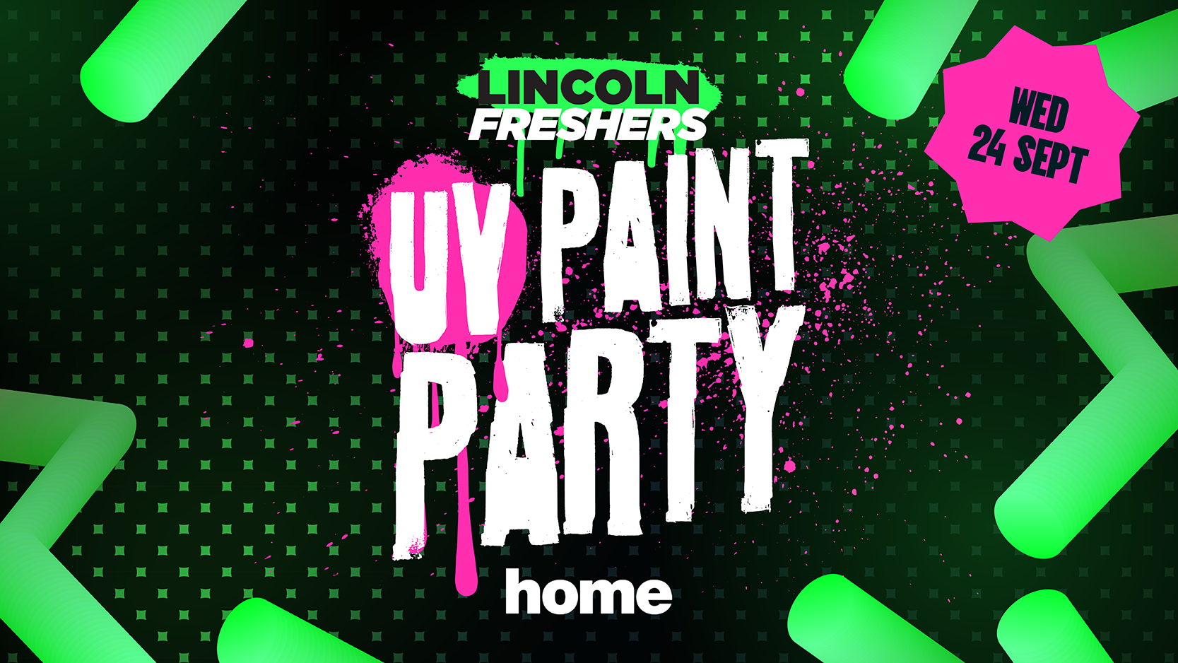 🎨 THE ANNUAL FRESHERS UV PAINT PARTY 🎨
