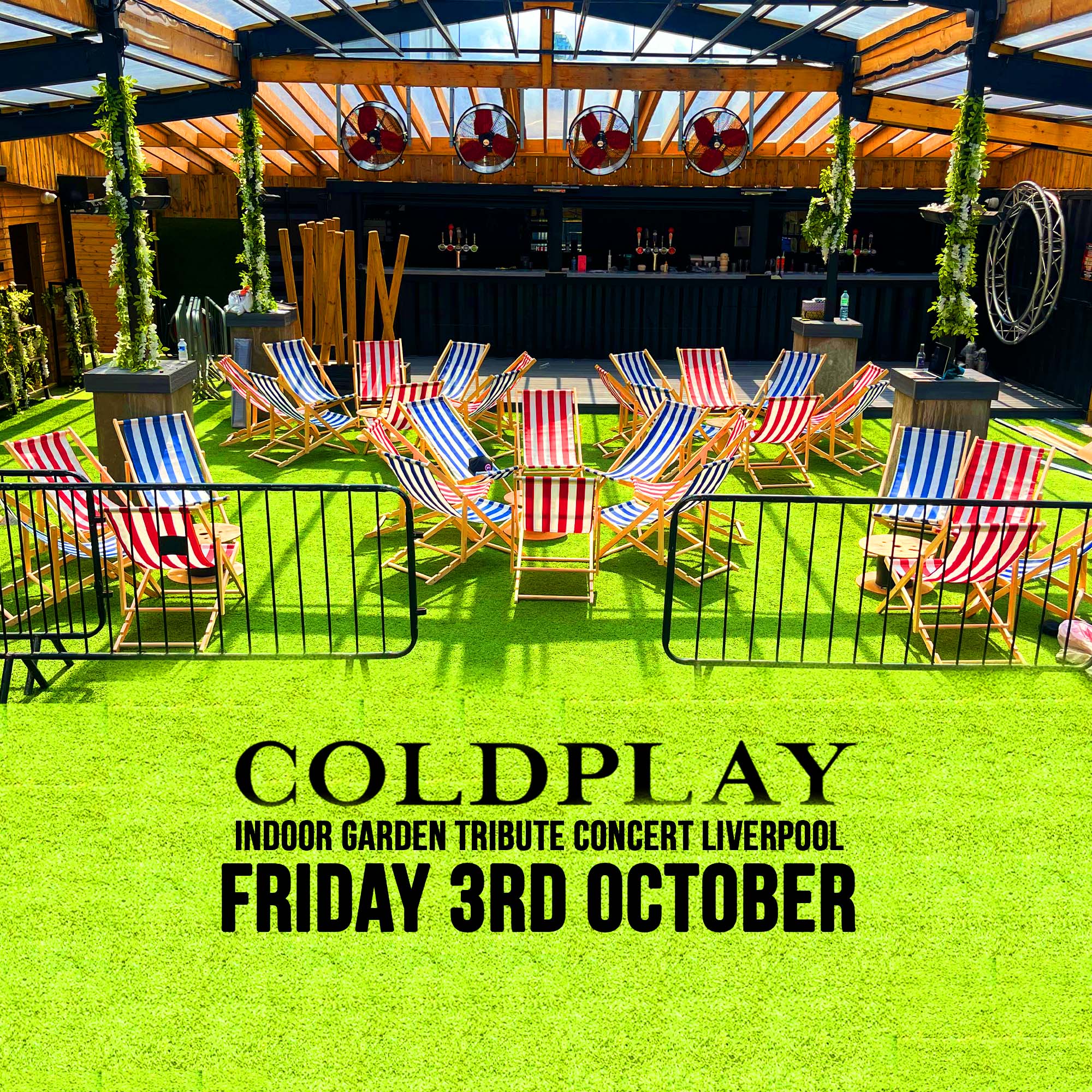 COLDPLAY Live Tribute Band – Indoor Garden Concert