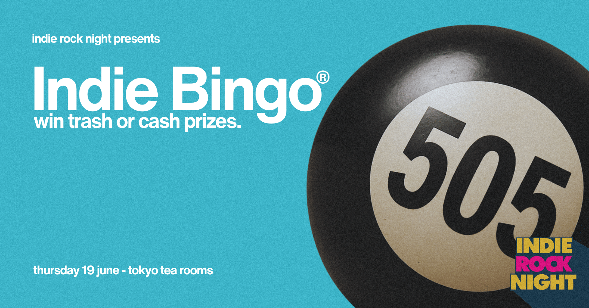 Indie Rock Night ∙ INDIE BINGO *12 £7 TICKETS LEFT*