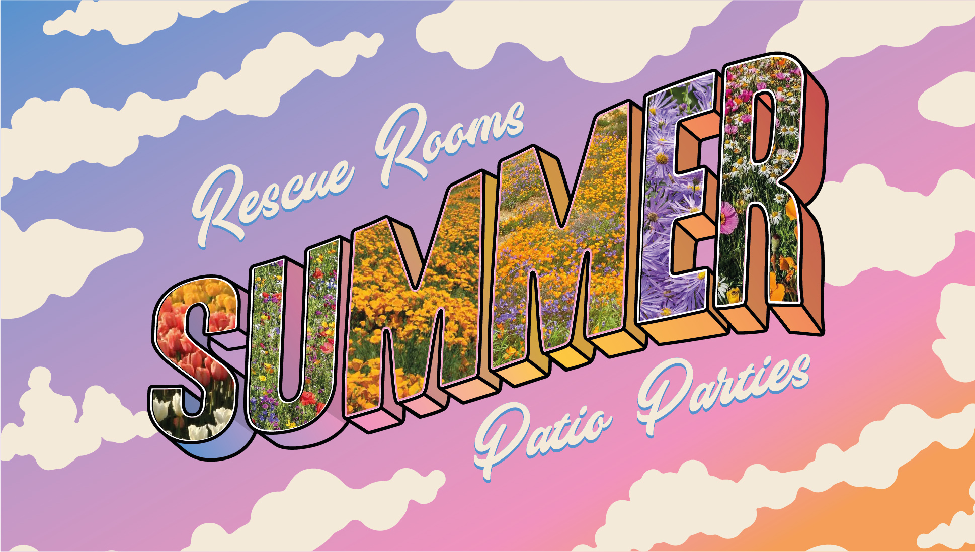 Rescue Rooms Summer Patio Parties 🌞 Sign-up for free tickets!