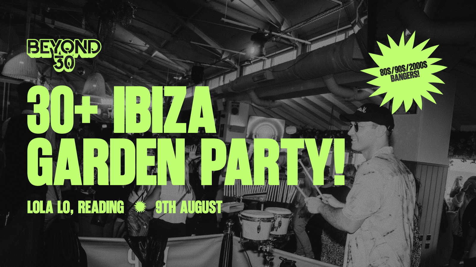 OVER 30s SUMMER DAY PARTY – READING 🌞