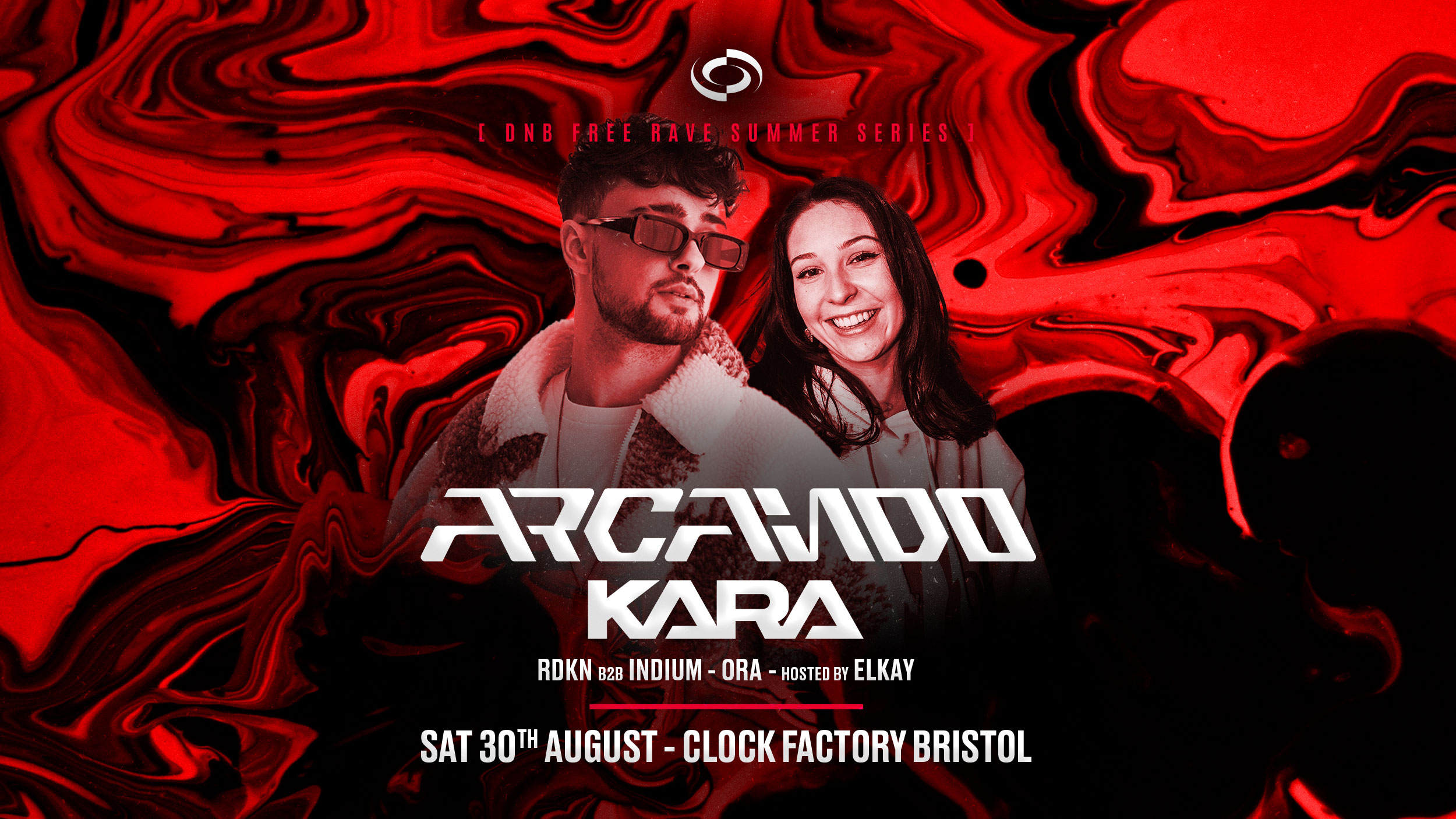 DNB FREE Rave [Bristol Summer Series] • Arcando + Kara