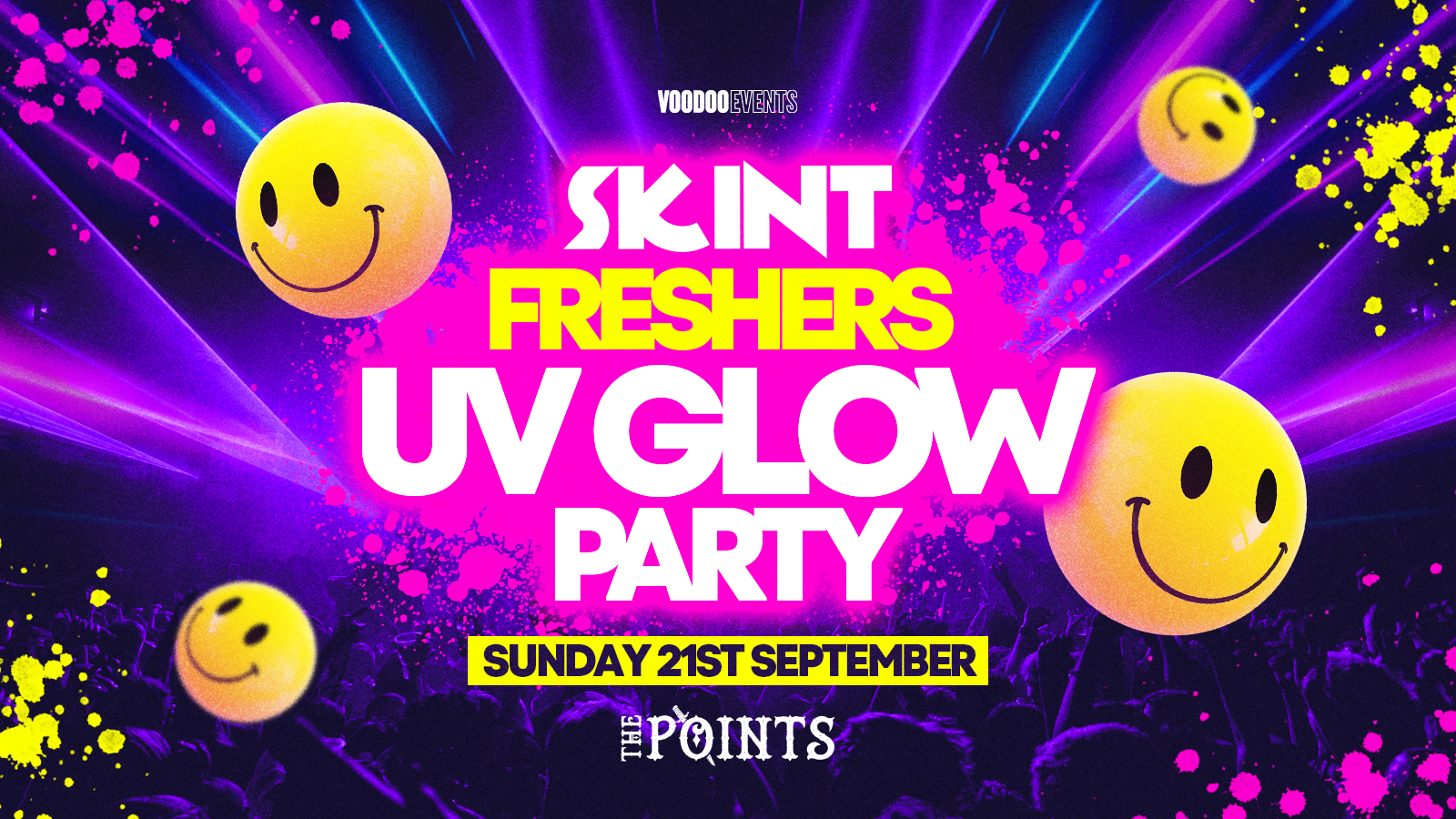 Skint – Freshers UV Glow Party! ⚡️