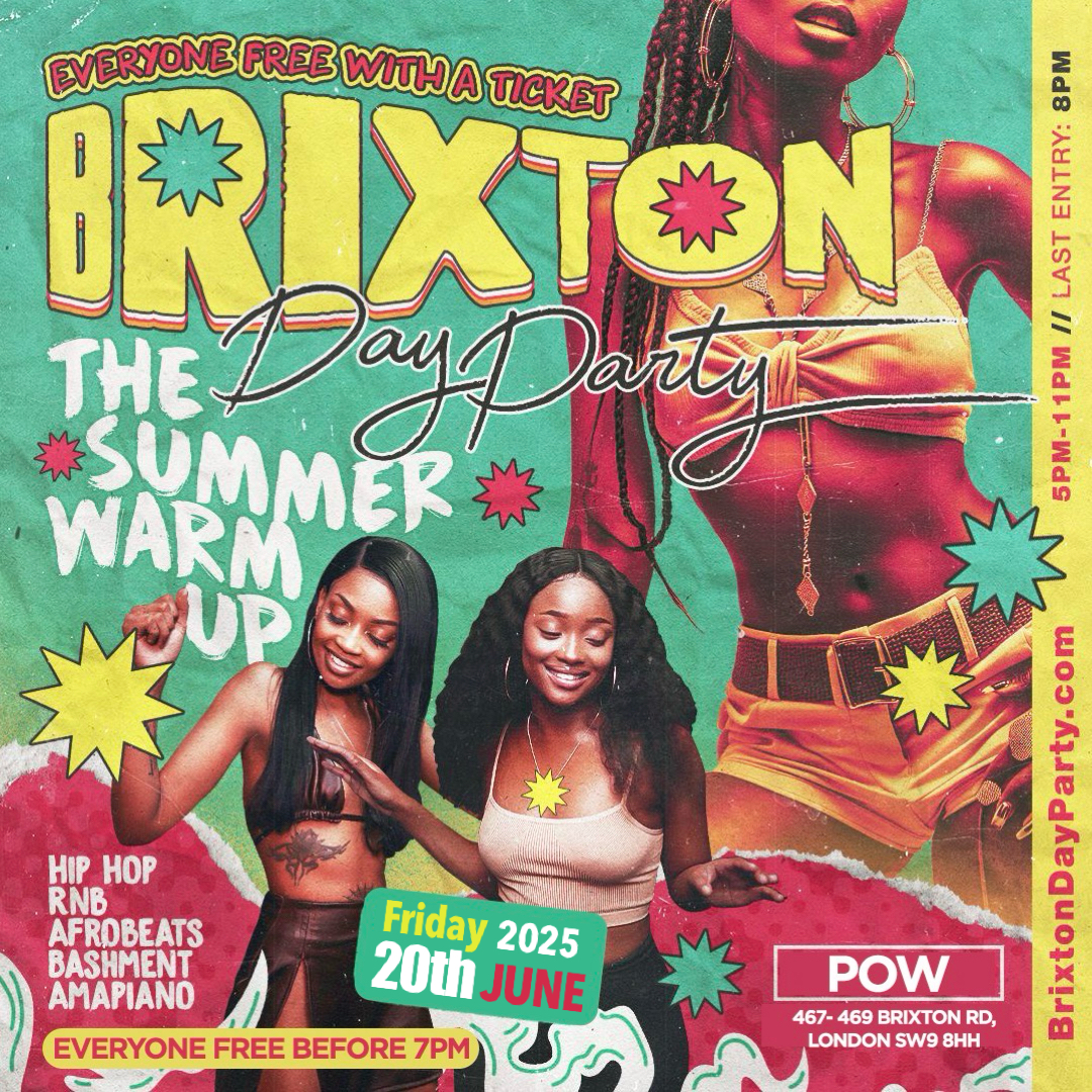 BRIXTON DAY PARTY – FREE Summer Rooftop Day Party – TODAY!