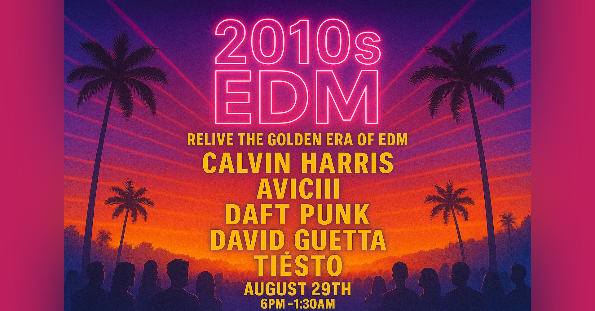 EDM 2010s Summer Outdoors Rave (London)