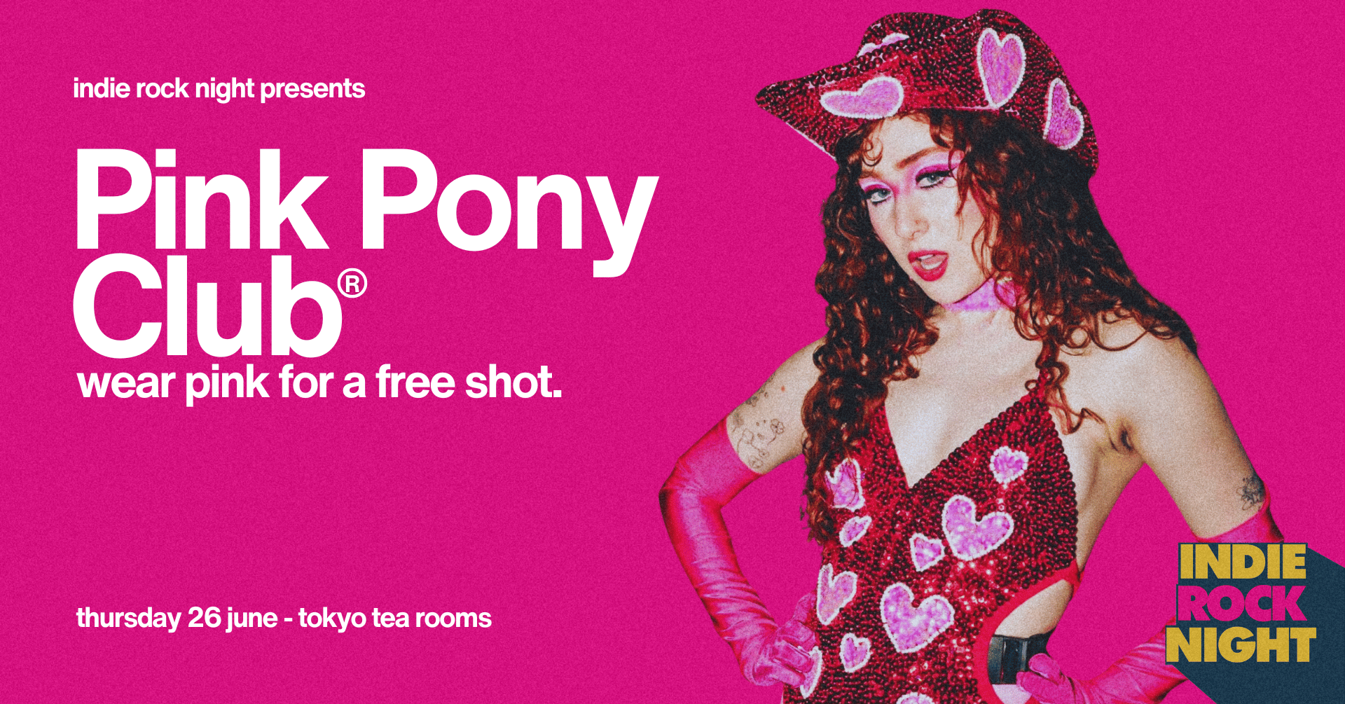 Indie Rock Night ∙ PINK PONY CLUB *12 £7 TICKETS LEFT*