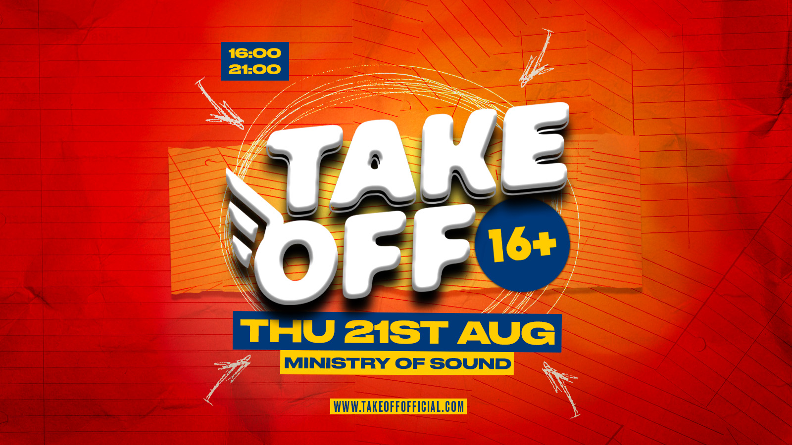 Take Off 16+ 🪩 The Summer Rave 🪩 Ministry of Sound (SOLD OUT)