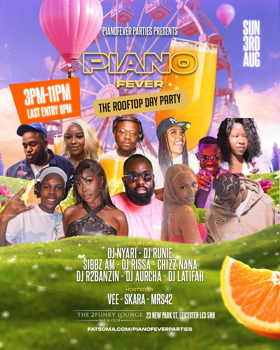 PIANO FEVER LEICESTER  ROOFTOP DAY PARTY