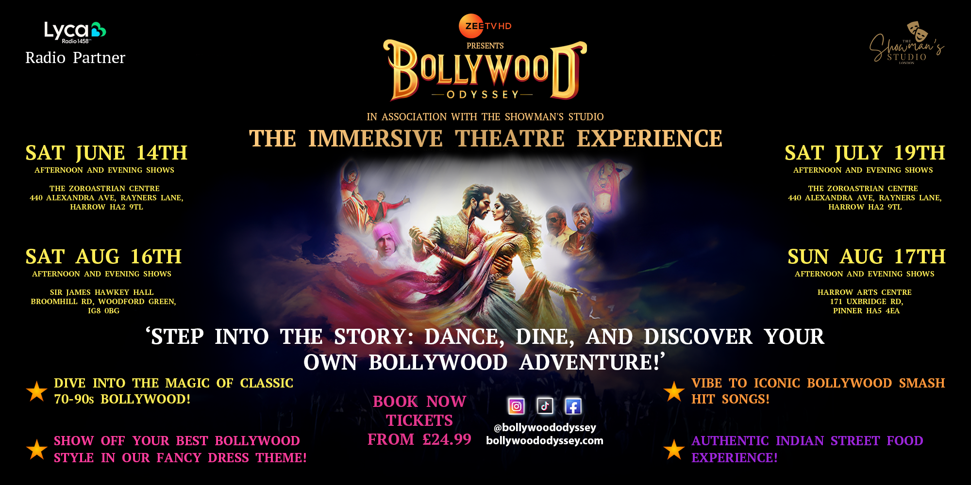 Bollywood Odyssey : The Immersive Experience – Leicester ** Paid Promotion **