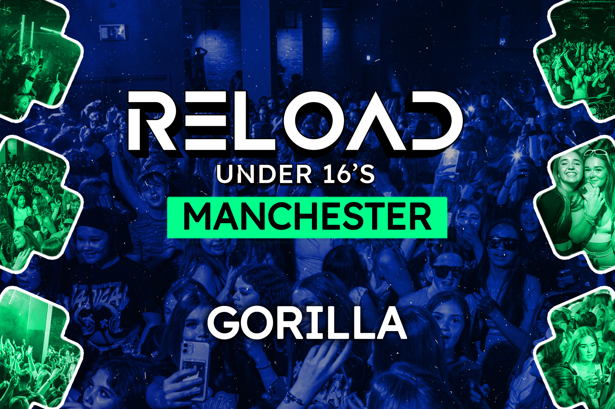 🚨FINAL 100 TICKETS🚨Reload Under 16s – Manchester Ft ZieZie