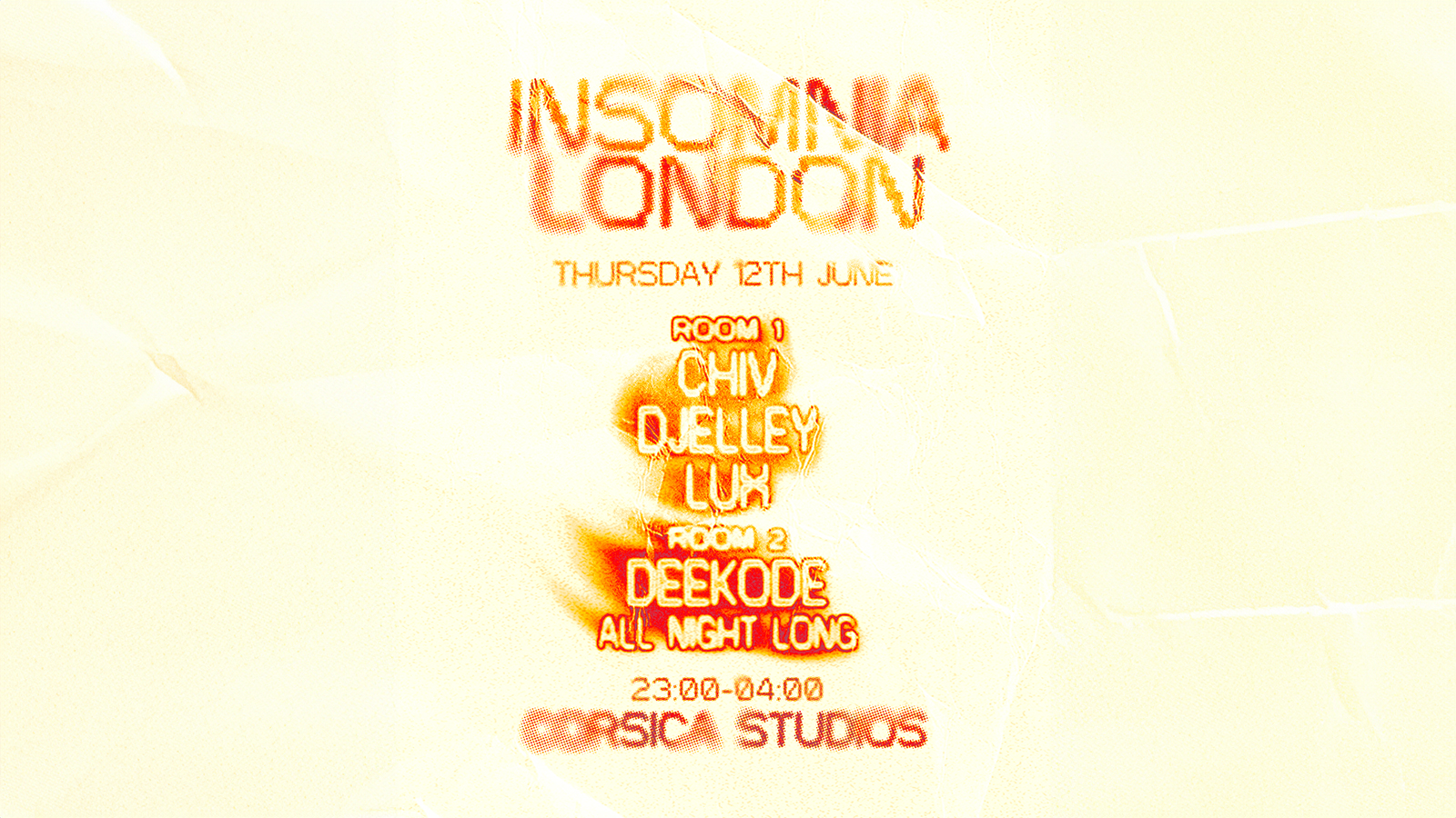 Insomnia London – House x DnB x Techno