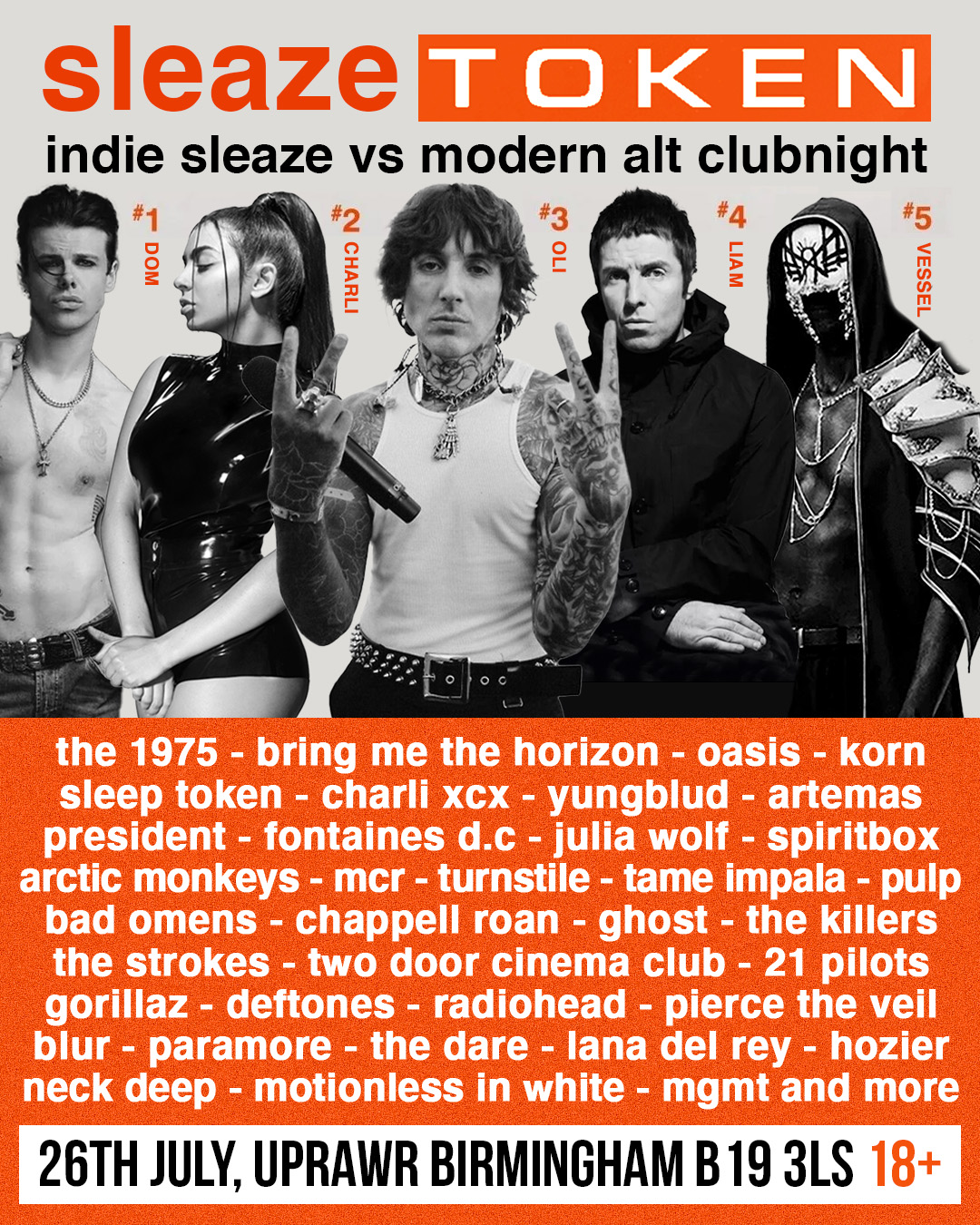 SLEAZE TOKEN: Indie Sleaze vs Modern Alt Clubnight