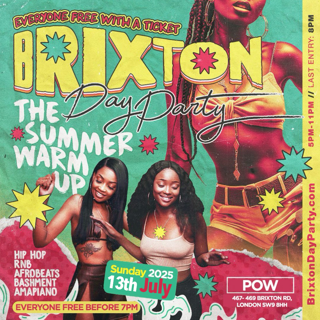 BRIXTON DAY PARTY – FREE Summer Rooftop Day Party