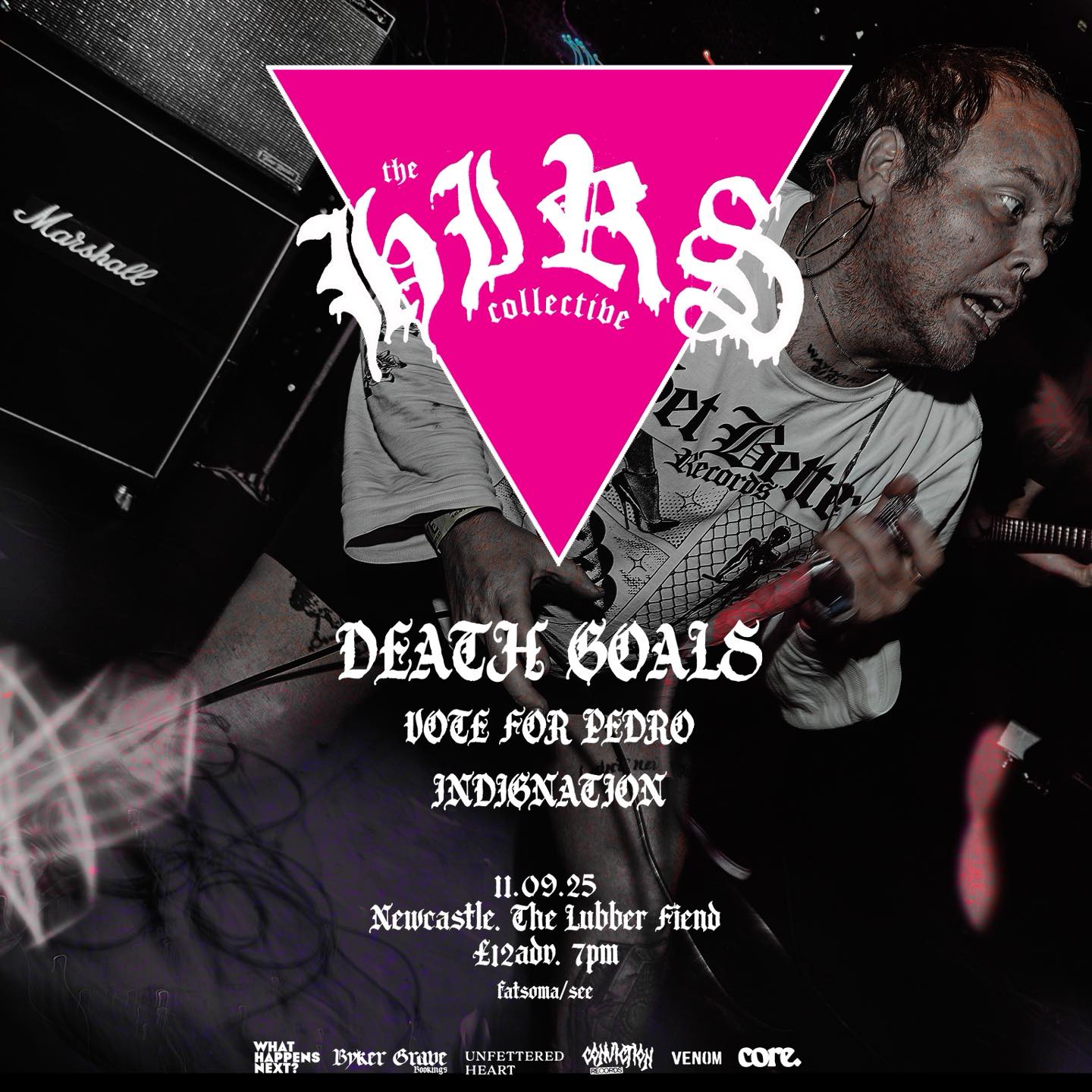 The Hirs Collective / Death Goals / Vote For Pedro / Indignation